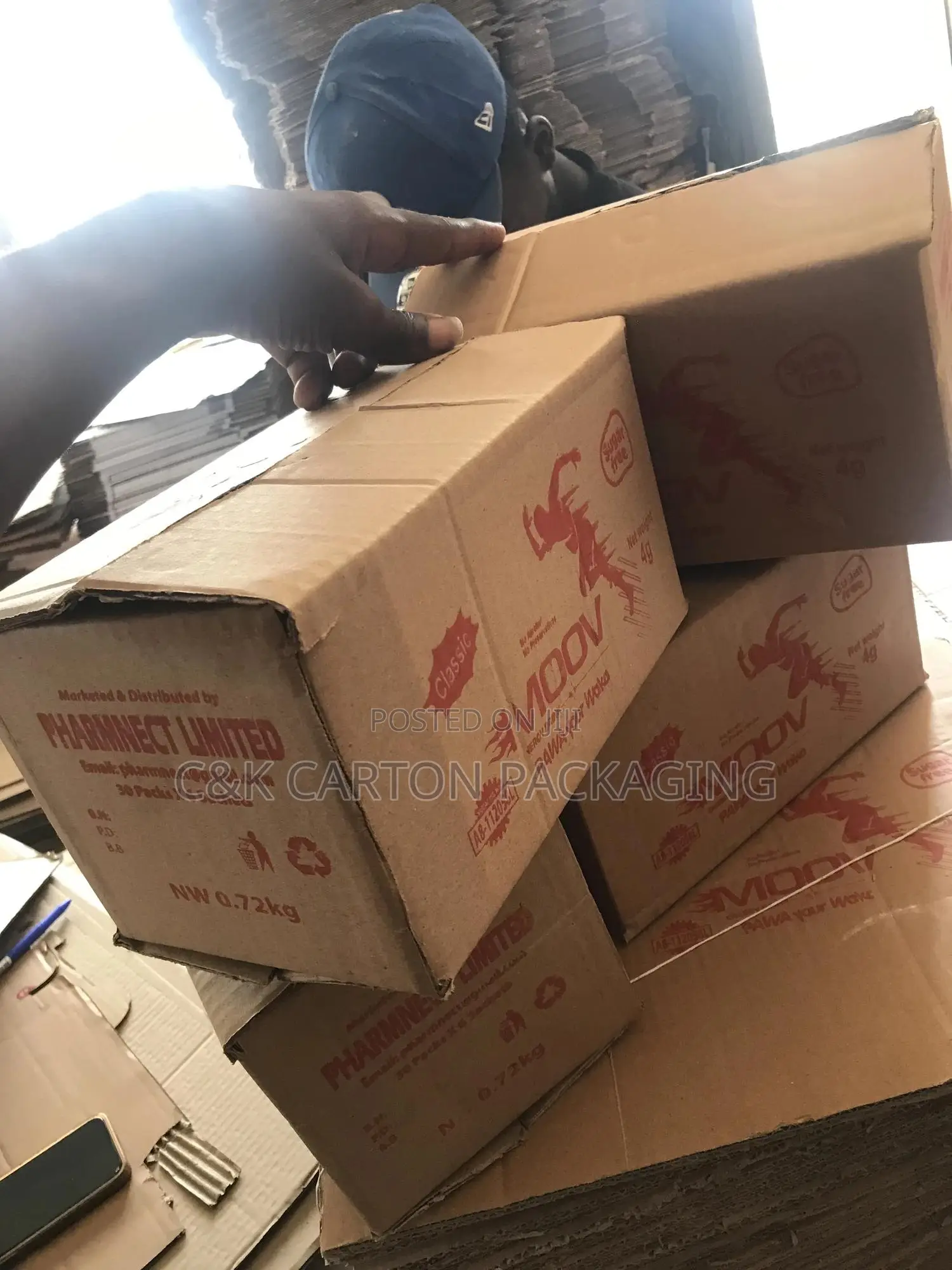 Energy Carton Box One One Colour Printed