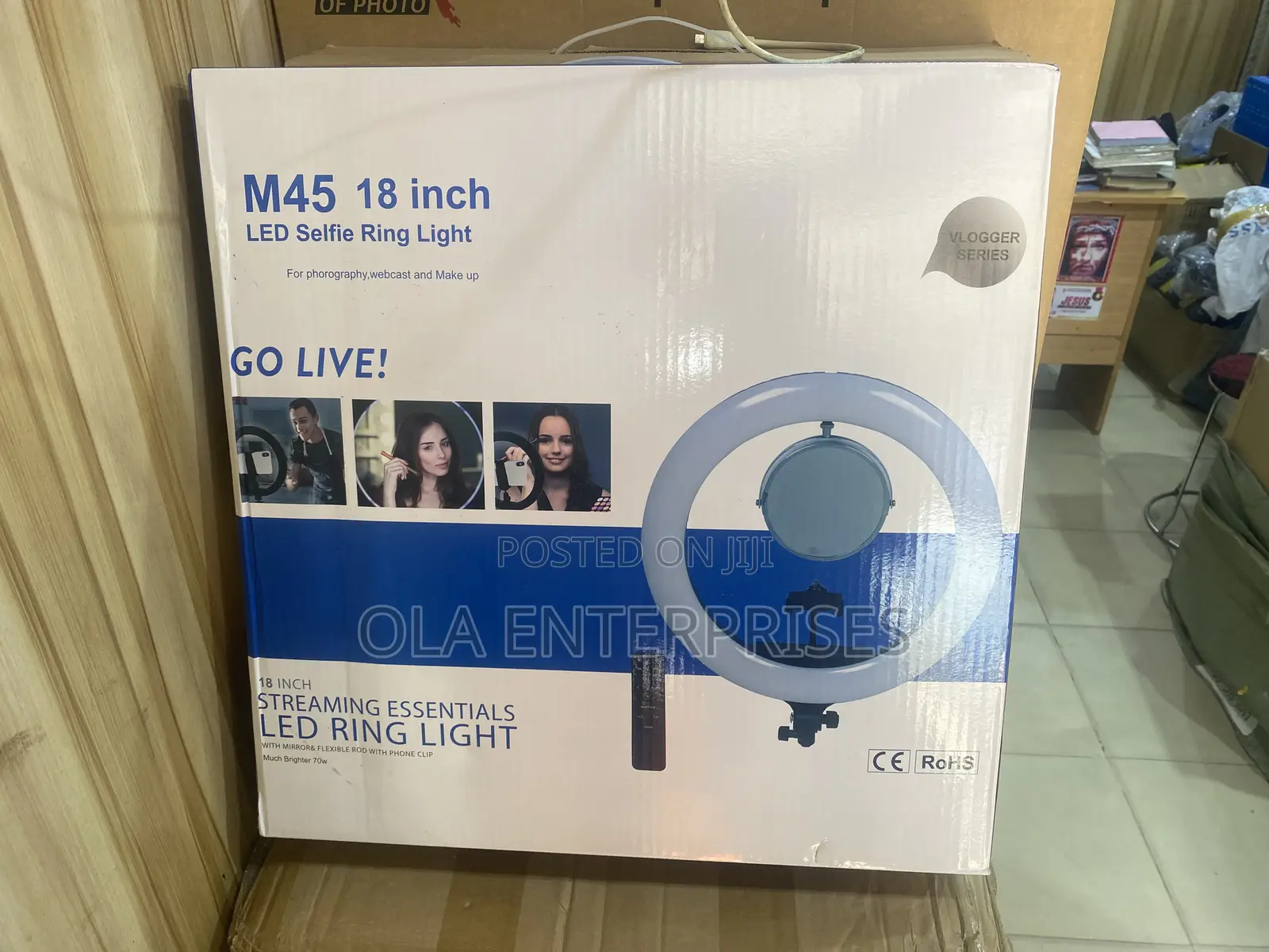 M45 18” Led Selfie Ring Light
