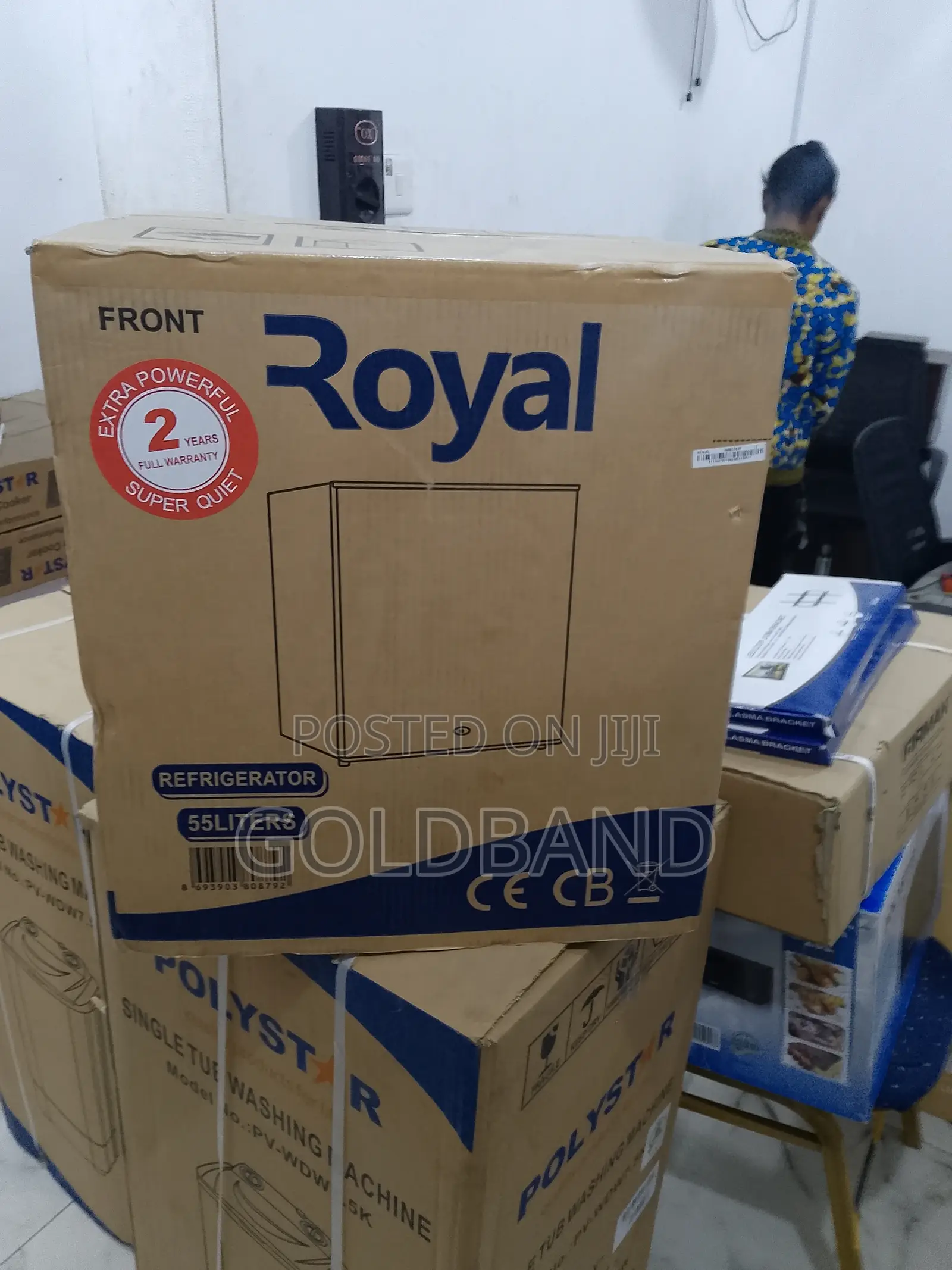 Royal 55l Mini Fridge RBC-52 (Sleek, Quiet, Space-Saving )