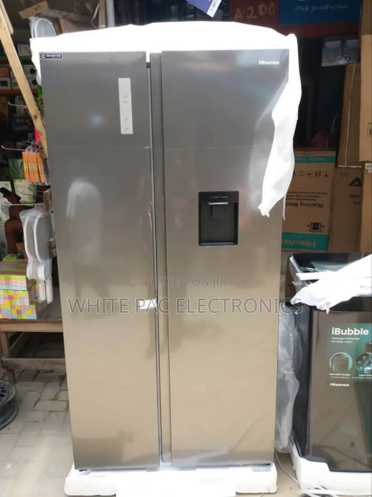 New Hisense Fridge Inverter 529 L Said By Said > Dispnser