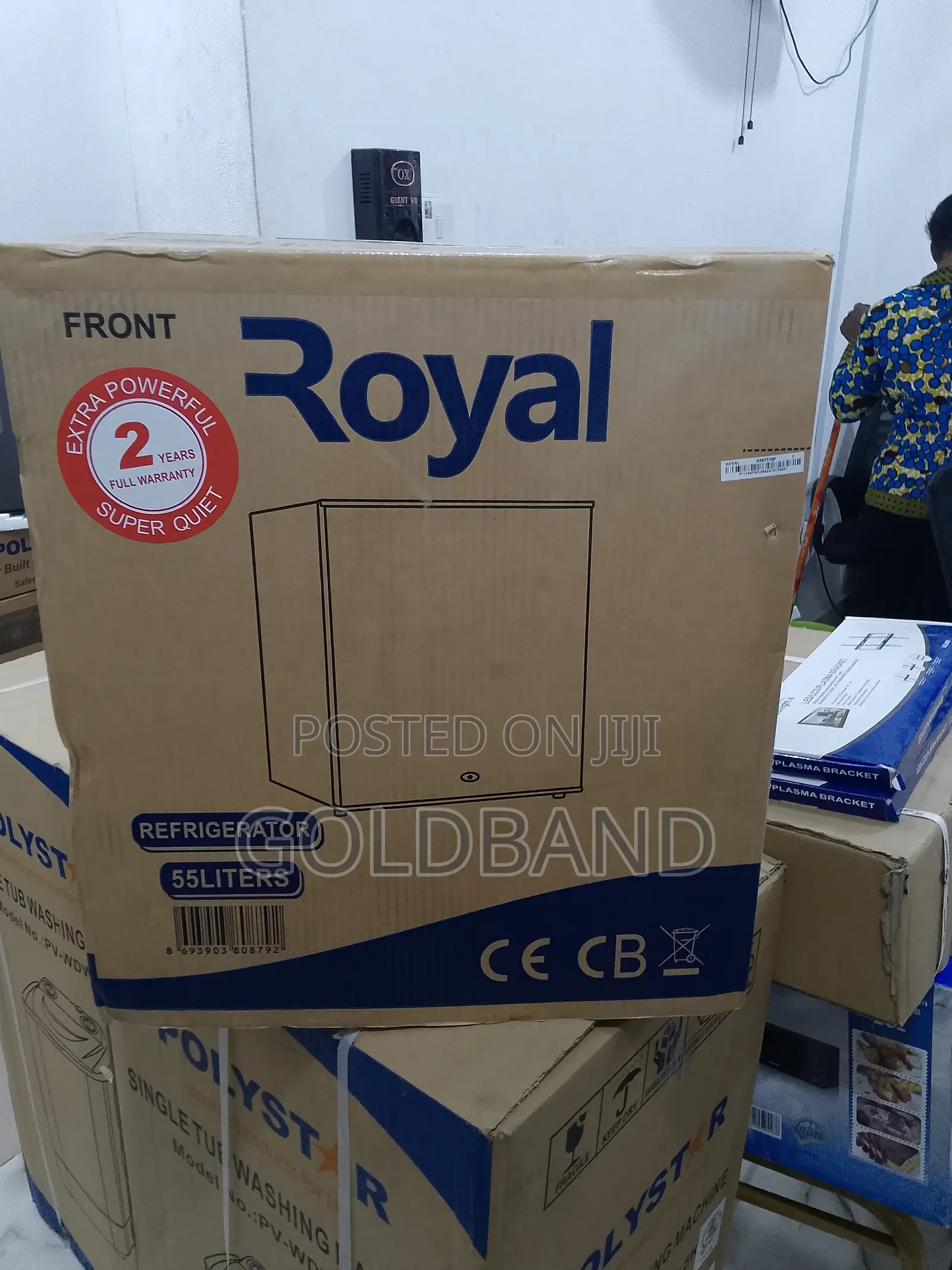 Royal 55l Compact Durable Mini Refrigerator RBC-52 ()