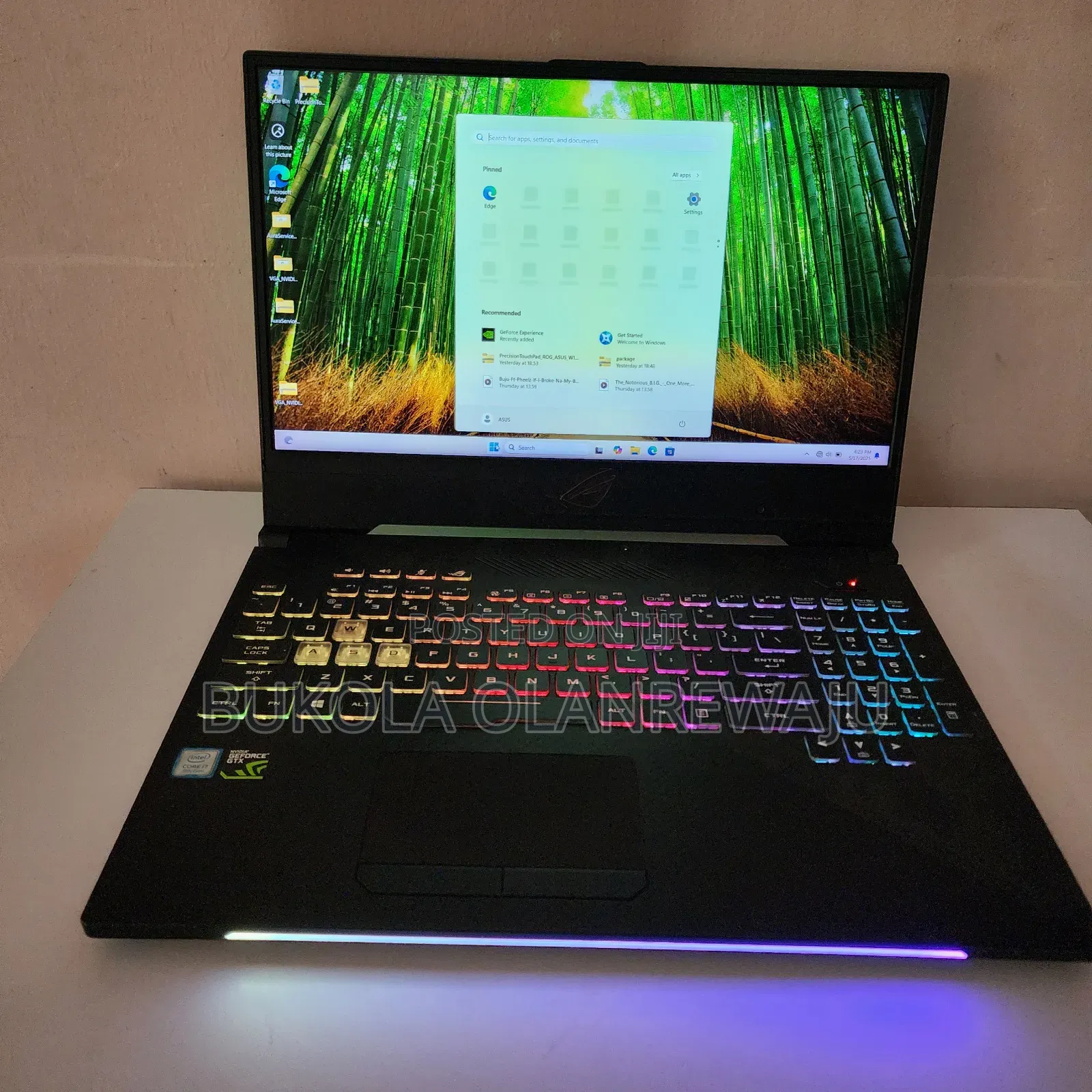 Laptop Asus ROG Strix SCAR II 16GB Intel Core I7 HDD+SSD 1T