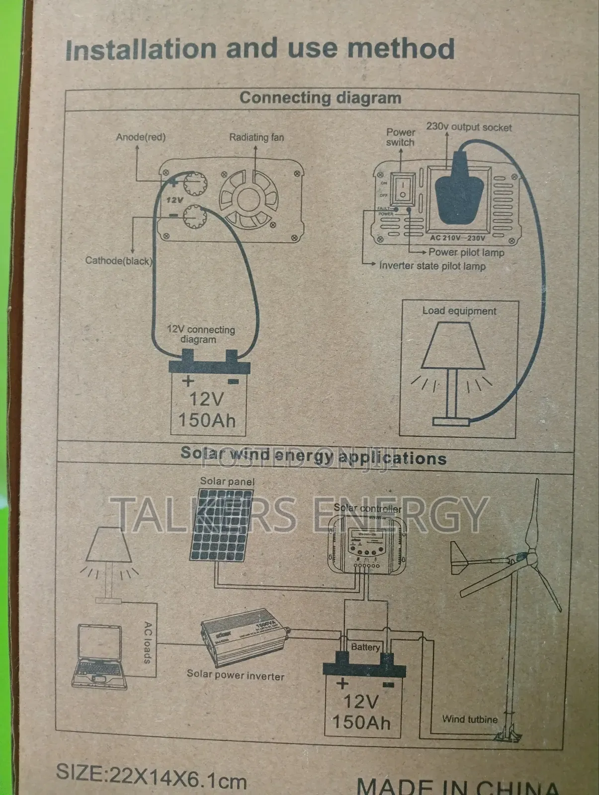 Suoer 1500w Modified Sinewave Inverter