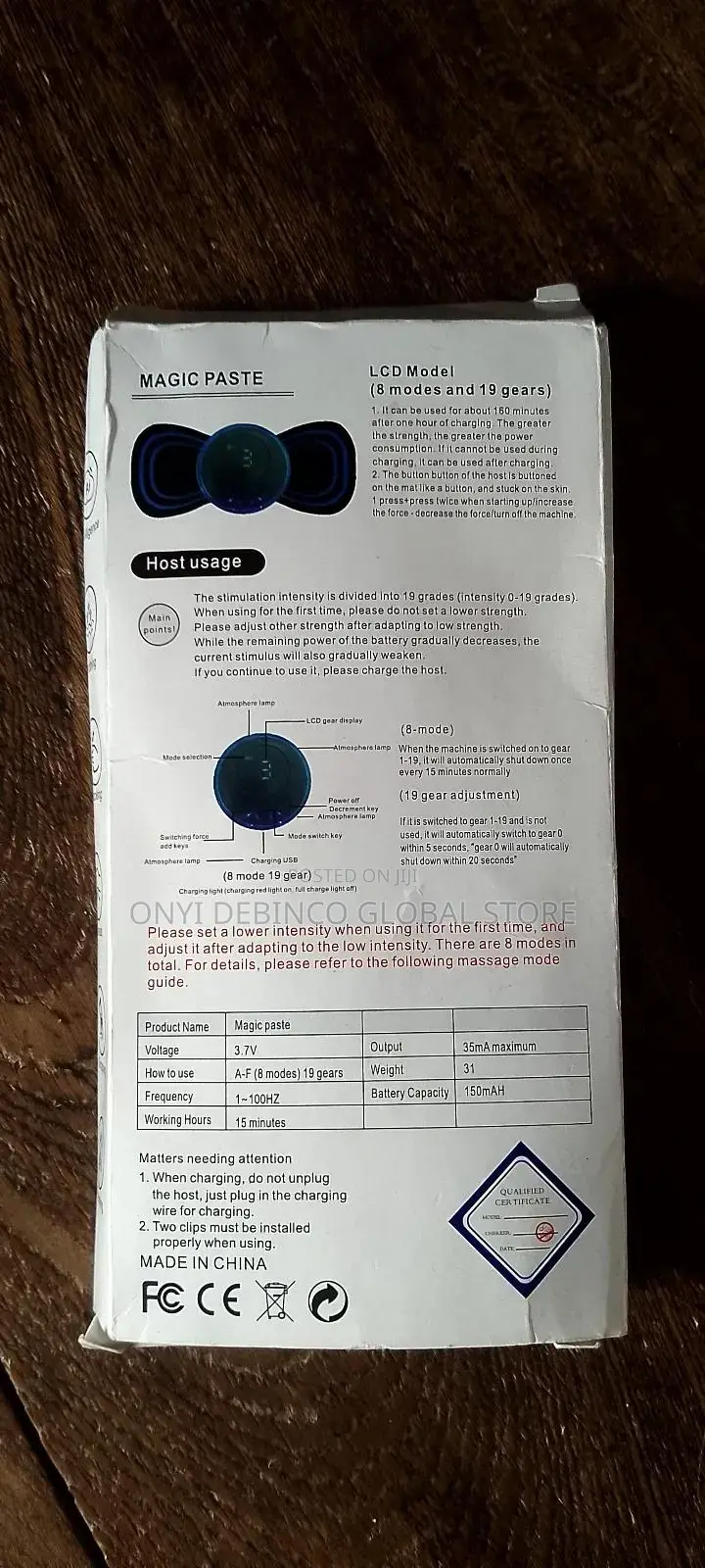 Portable Neck Waist and Body Electric Mini Massager Device