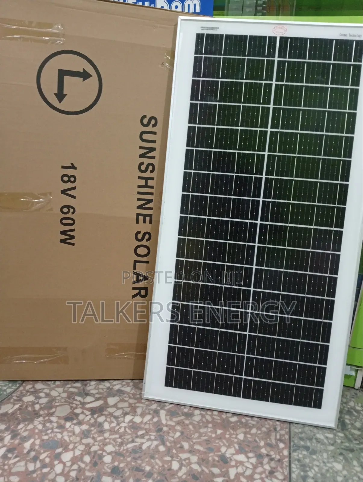 Polycrystalline Solar Panel - 60w for 12v