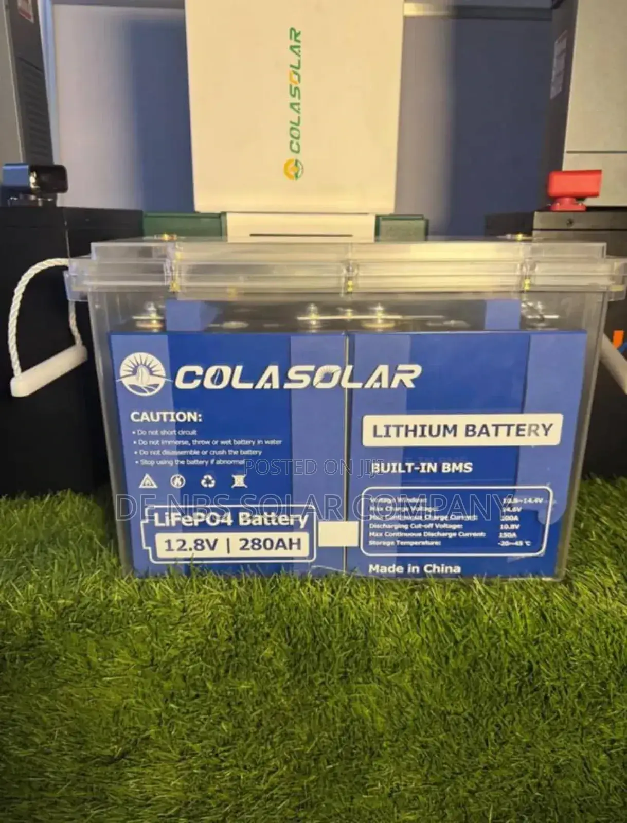 280ah 12.8v Colasolar With Built-in BMS Lithium Ion Battery