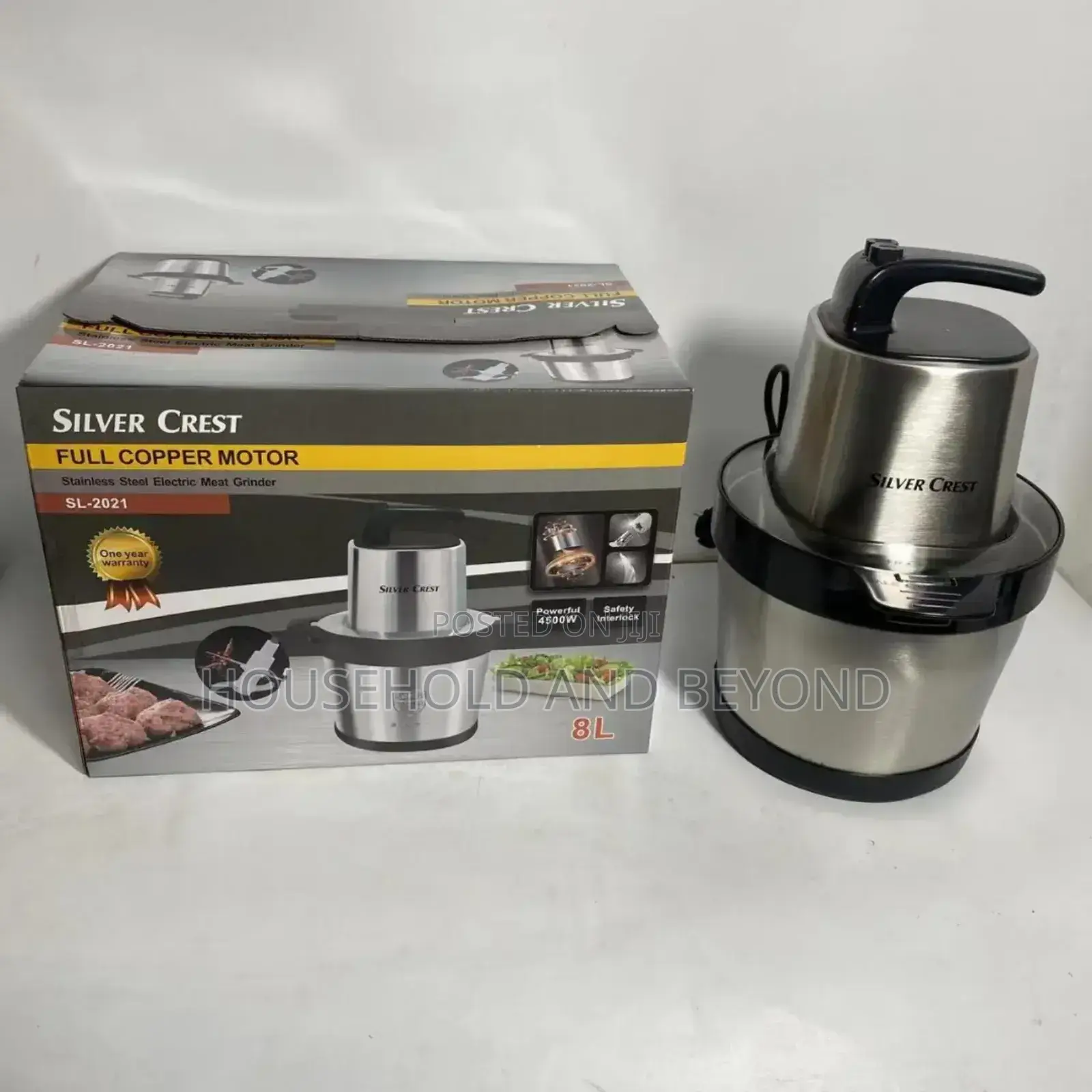 8l Silver Crest Full Copper Motor Yam Pounder