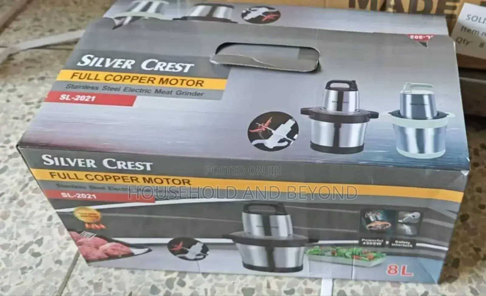8l Silver Crest Full Copper Motor Yam Pounder