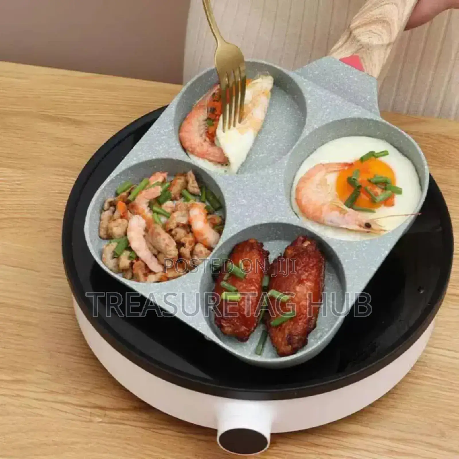 4 Hole Non Stick Pancake/Fry Pan