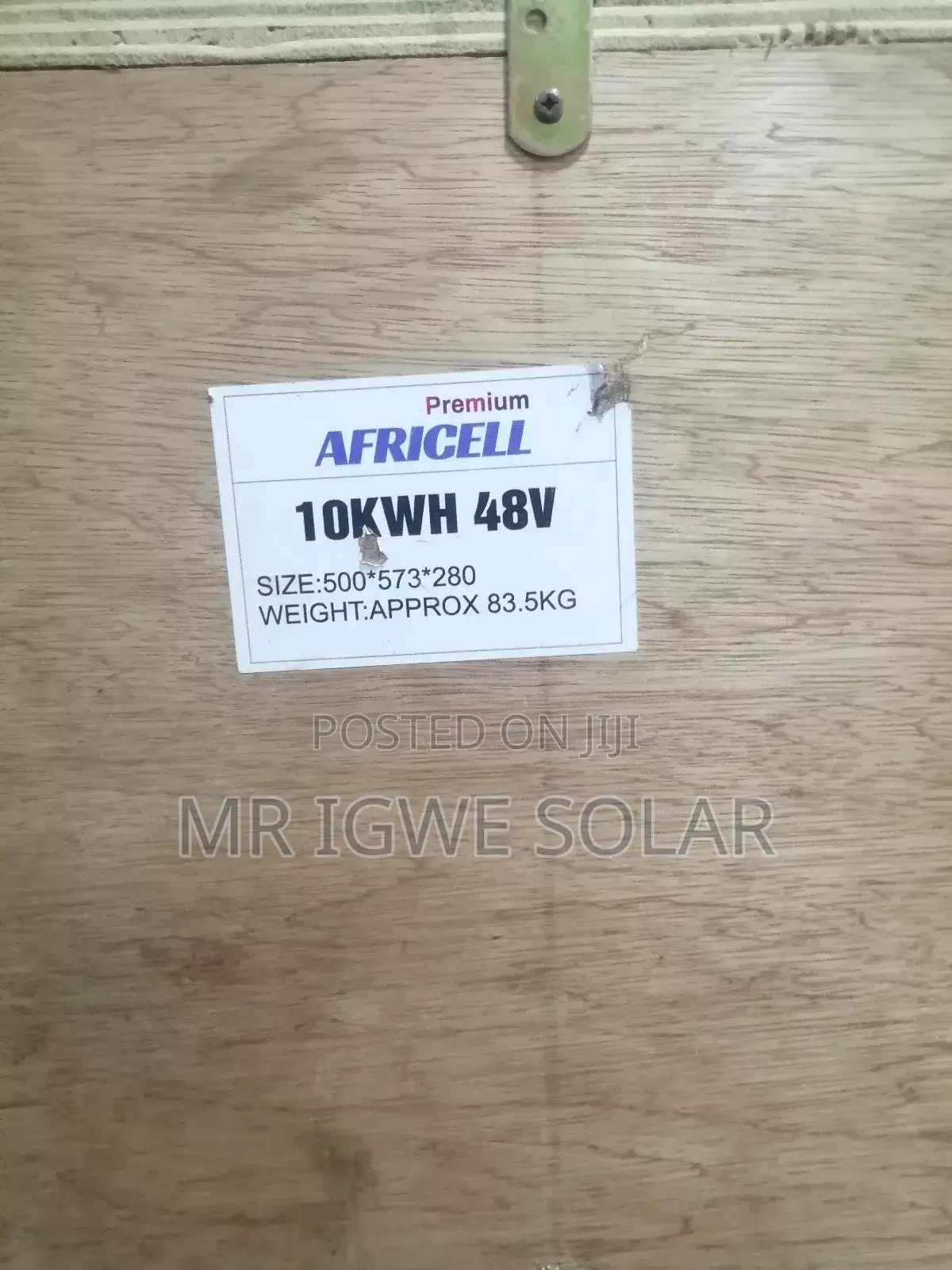 Africell 10kwh Lithium Iron Battery