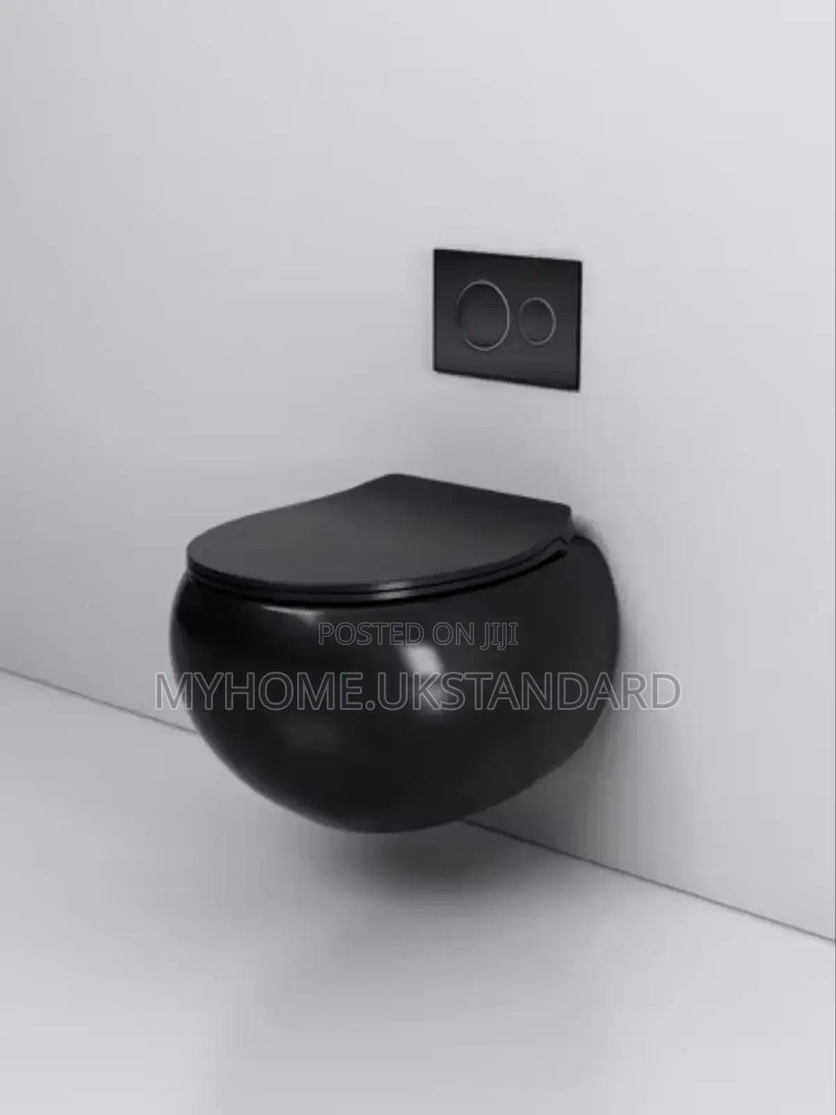Black Color Ceramic Porcelain Wall Hung Toilet Water Closet