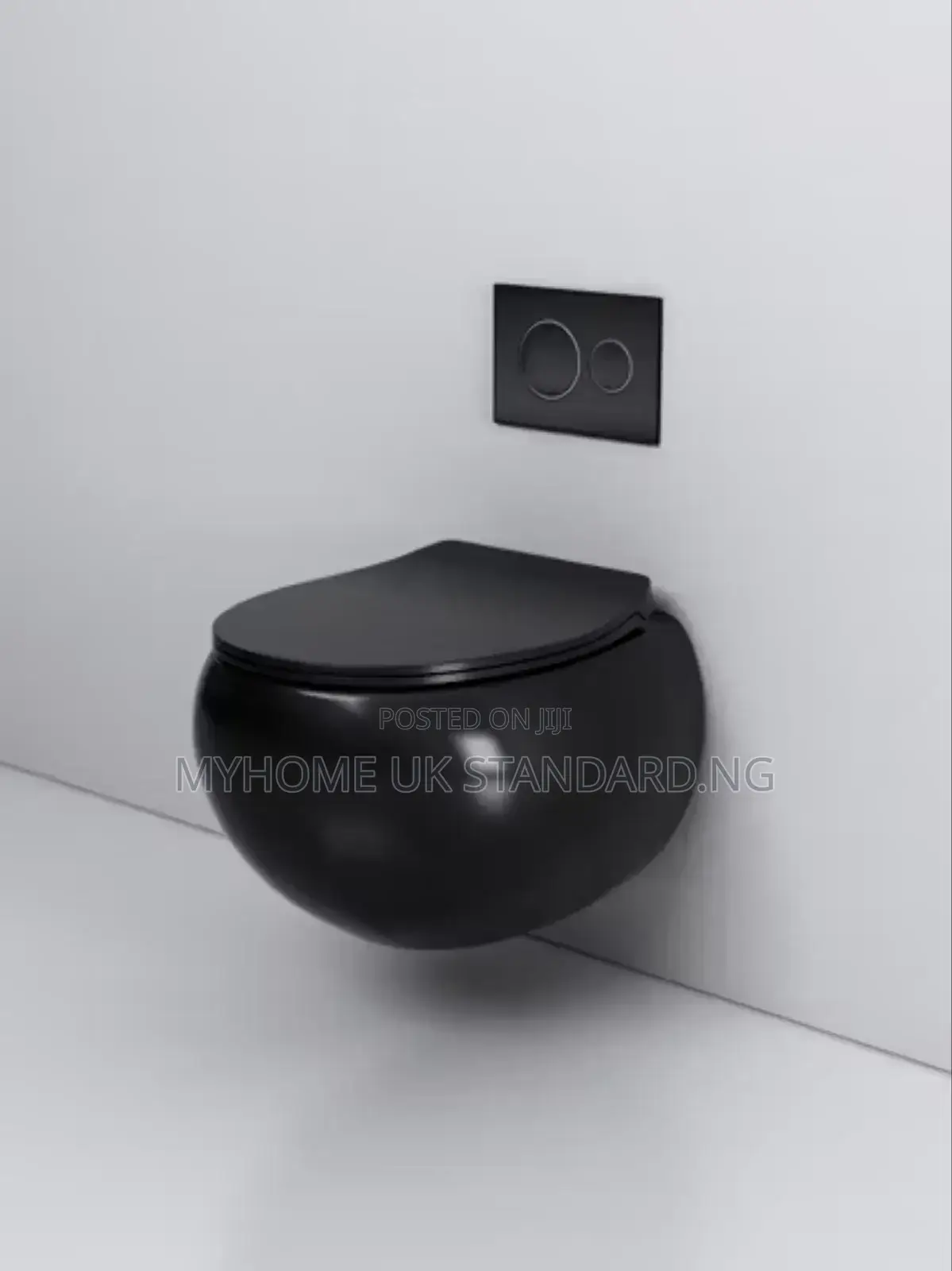 Black Color Ceramic Porcelain Wall Hung Toilet Water Closet