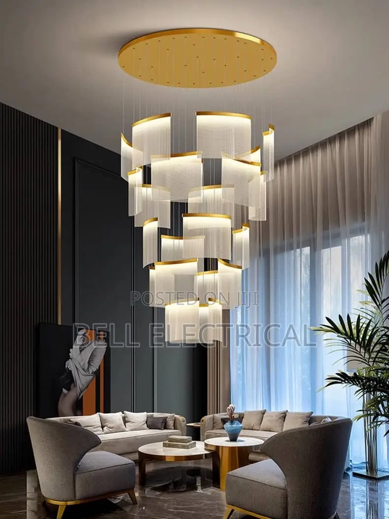 Chandelier Villa Living Room Customization Hotel Lobby