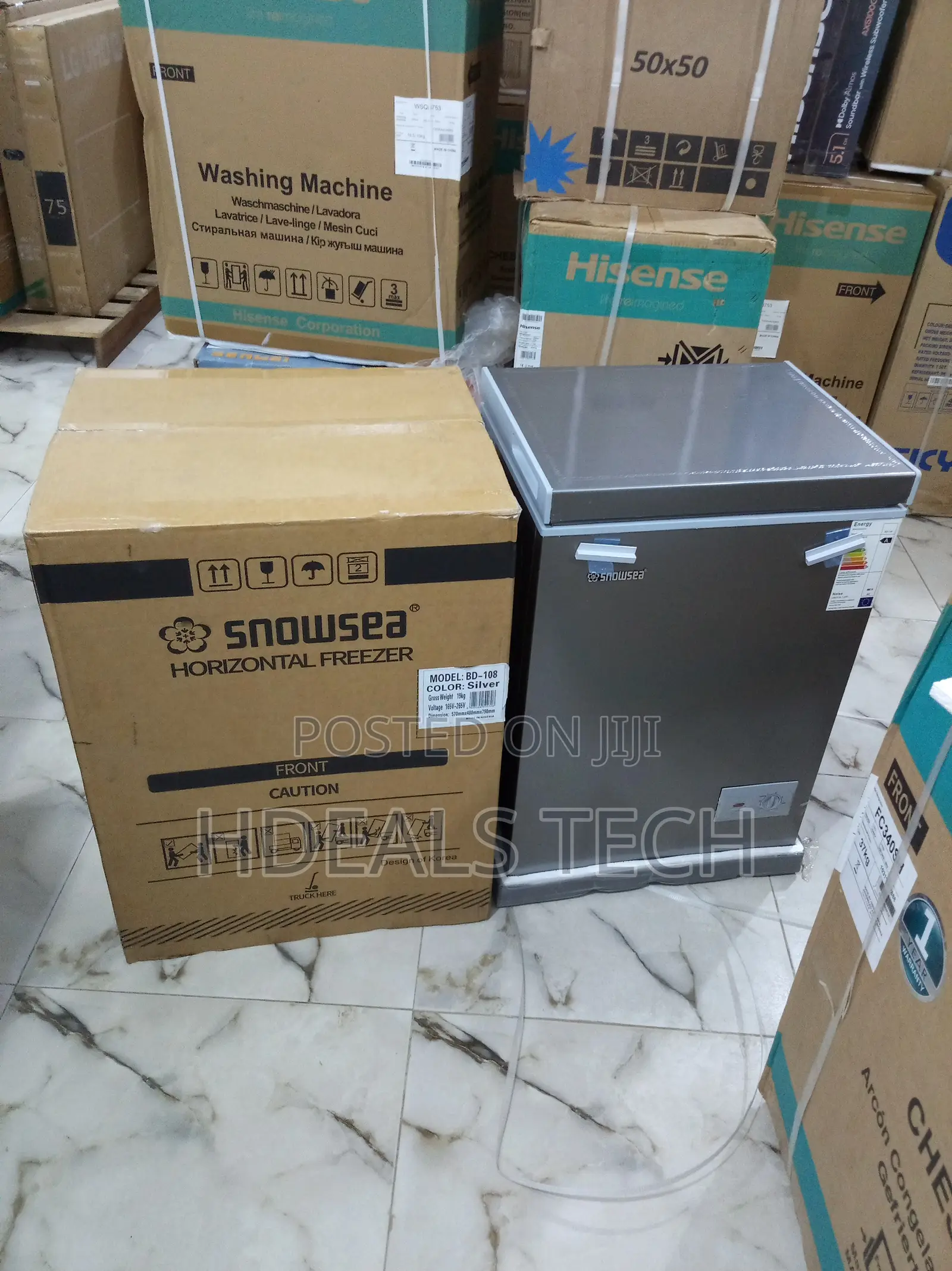 Snowsea Bd-108 70l Freezer With Reversible Door