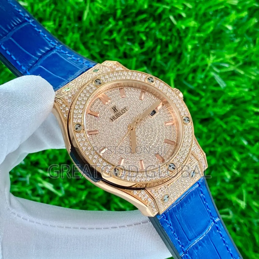Hublot Full Stone Automatic Wristwatch