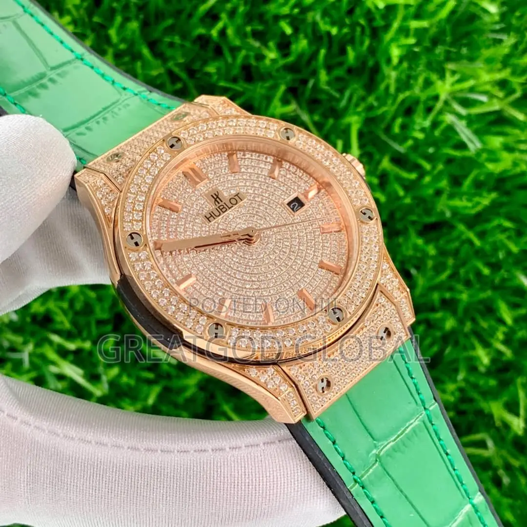Hublot Full Stone Automatic Wristwatch