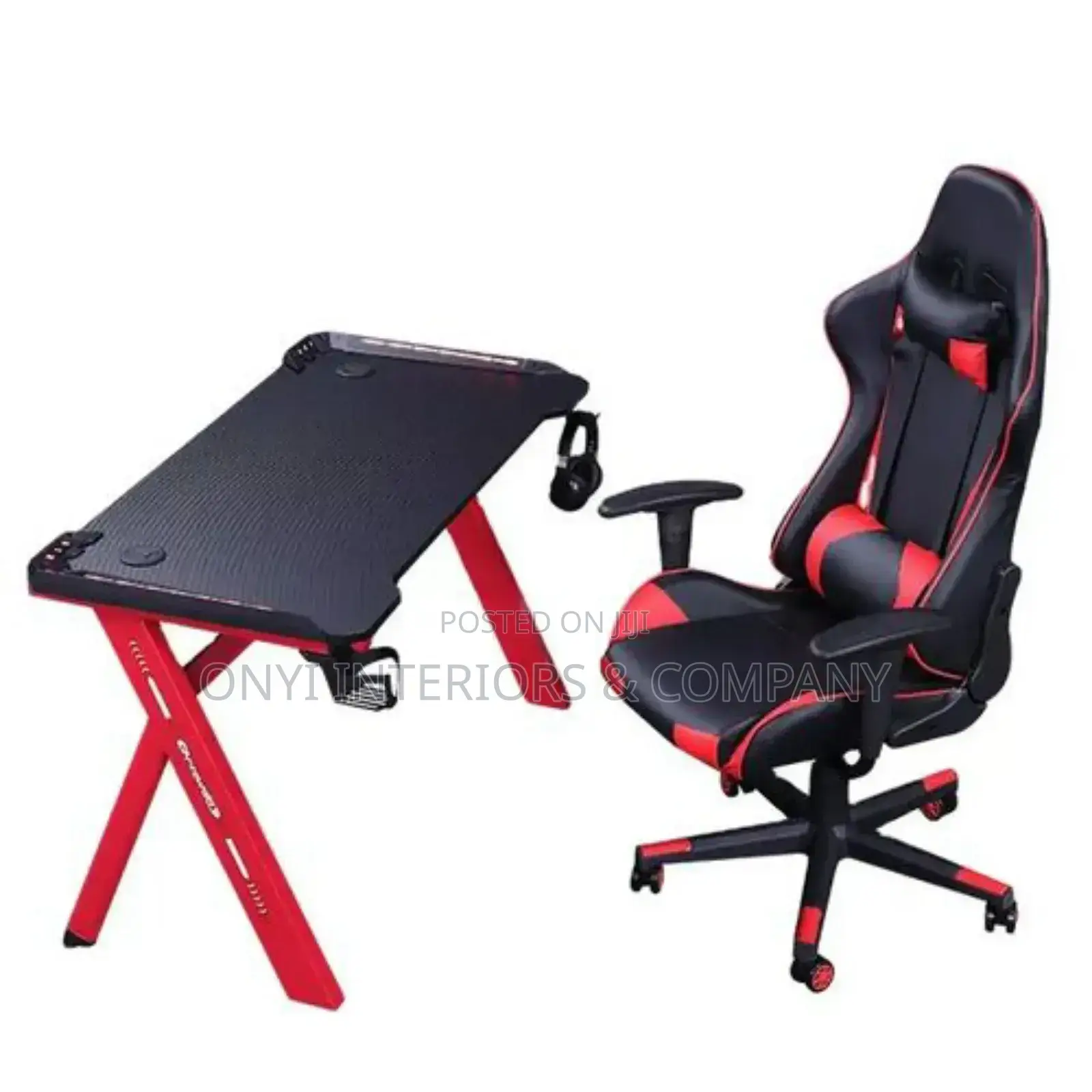 Gaming Chair and Gaming Table