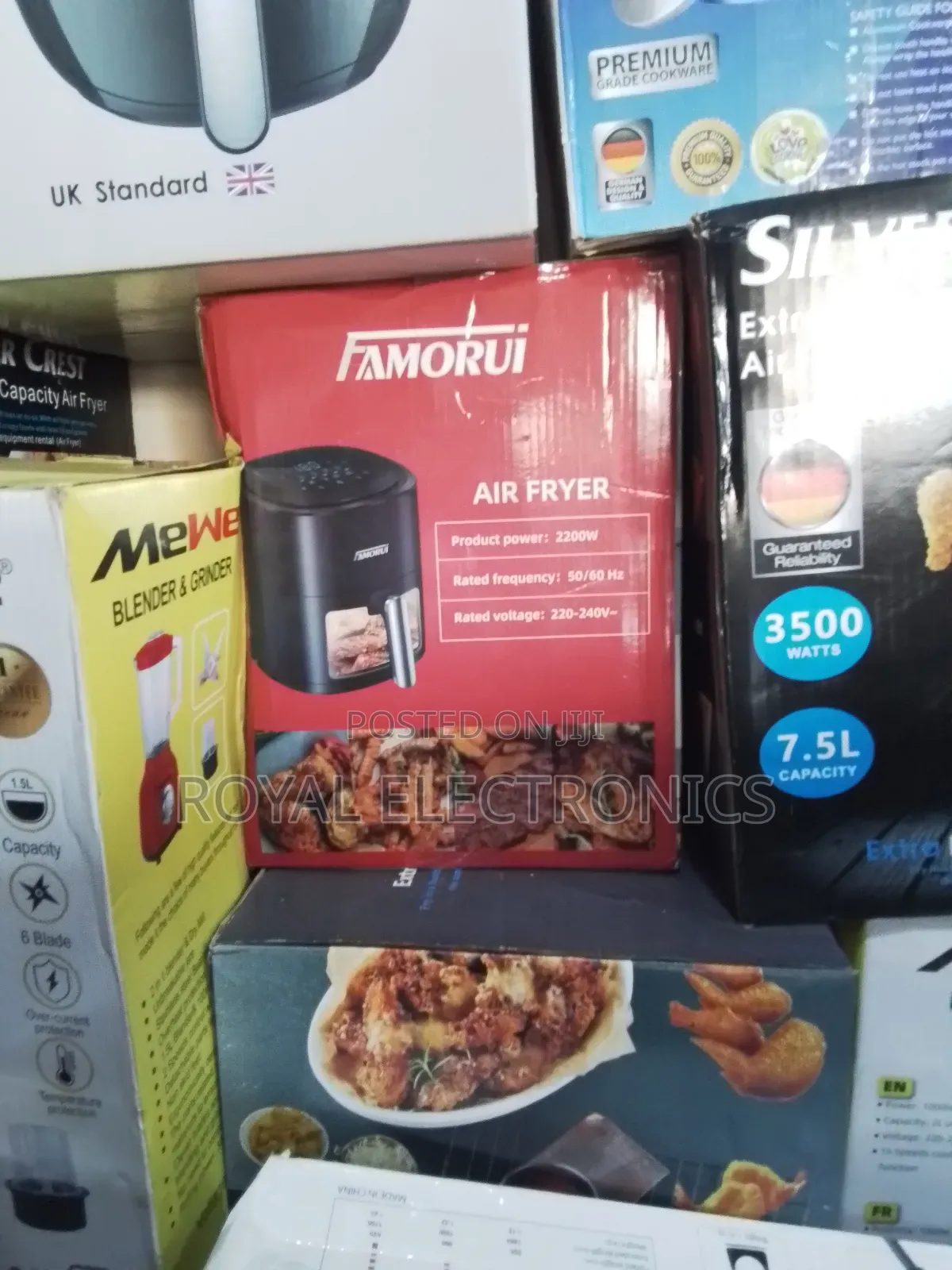 Famorui 6.5l Capacity Digital Airfryer