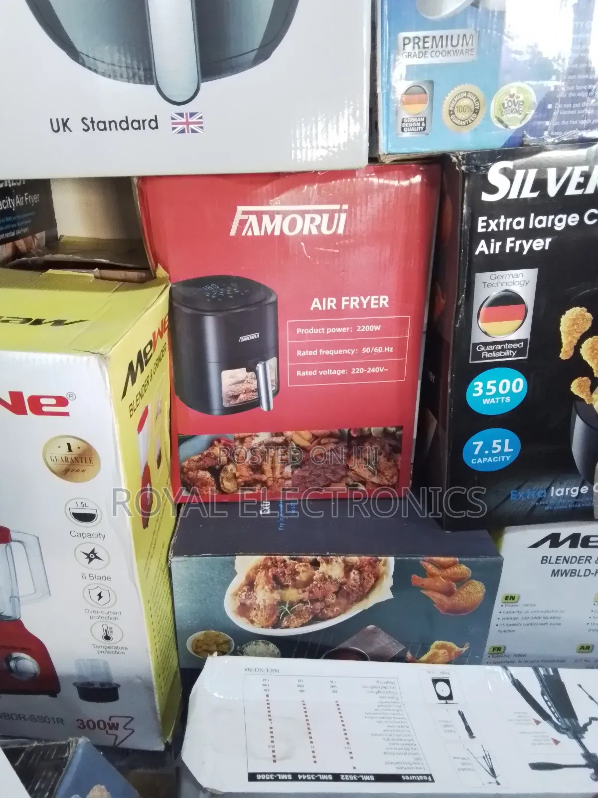 Brand New Famorui 6.5l Capacity Digital Airfryer