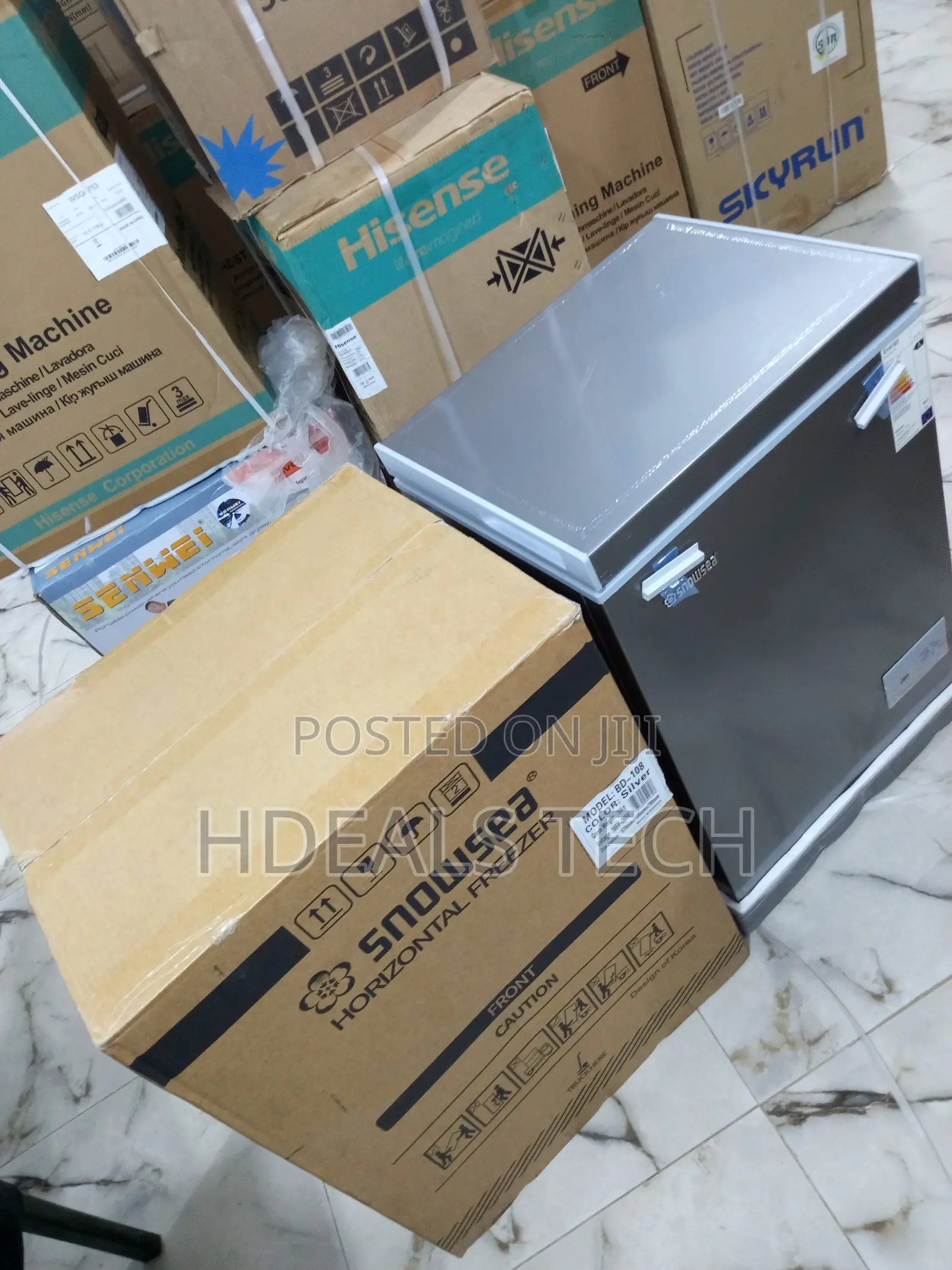 Snowsea Bd-108 Mini Deep Freezer for Beverages and Snacks