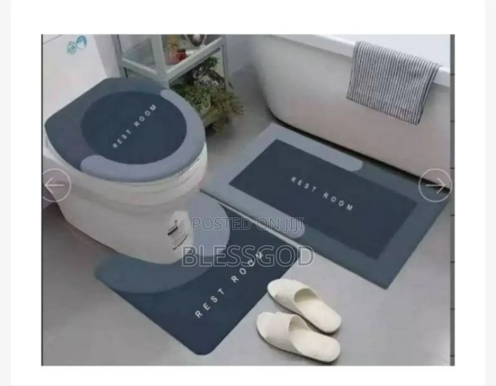 Silicone 3 in 1 Toilet Mat