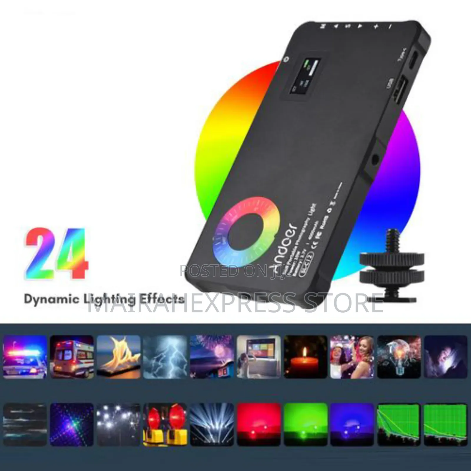 Hy - 36 RGB Pocket Video Light Led Fill Light Panel
