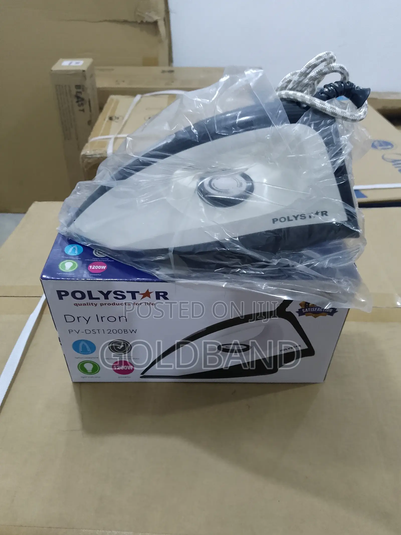 Polystar Electric Dry Iron Pv-Dst1200bw