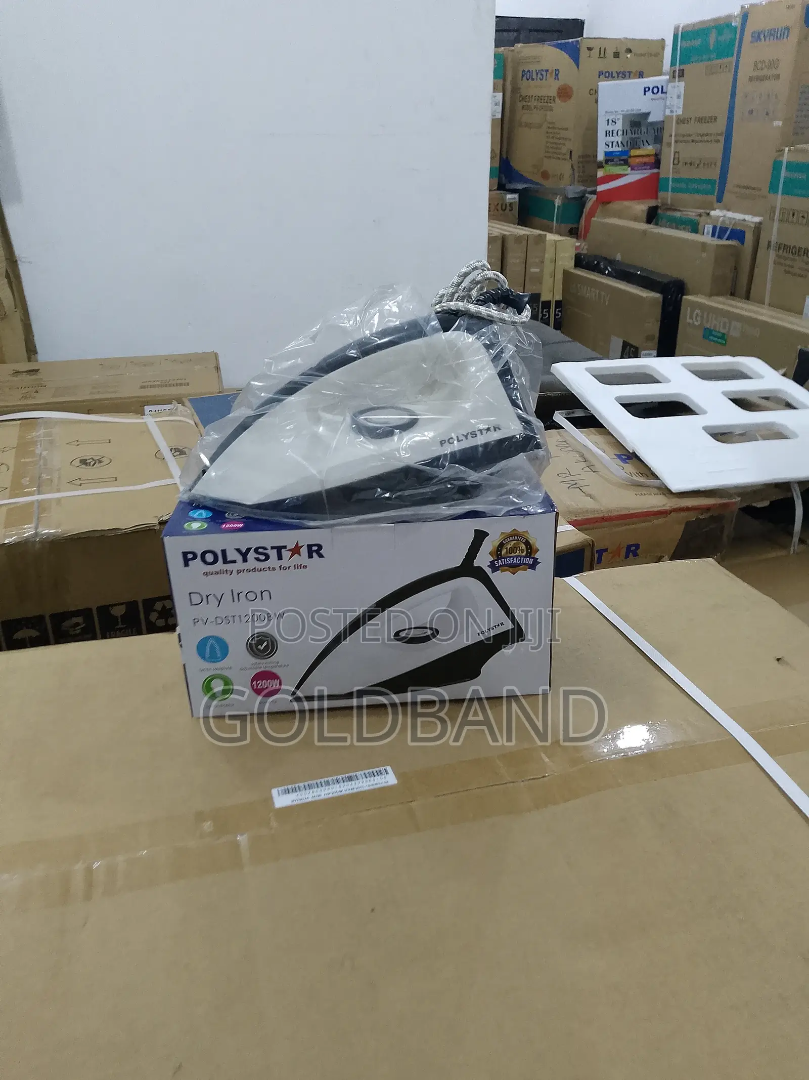 Polystar Electric Non-Stick Soleplate Dry Iron