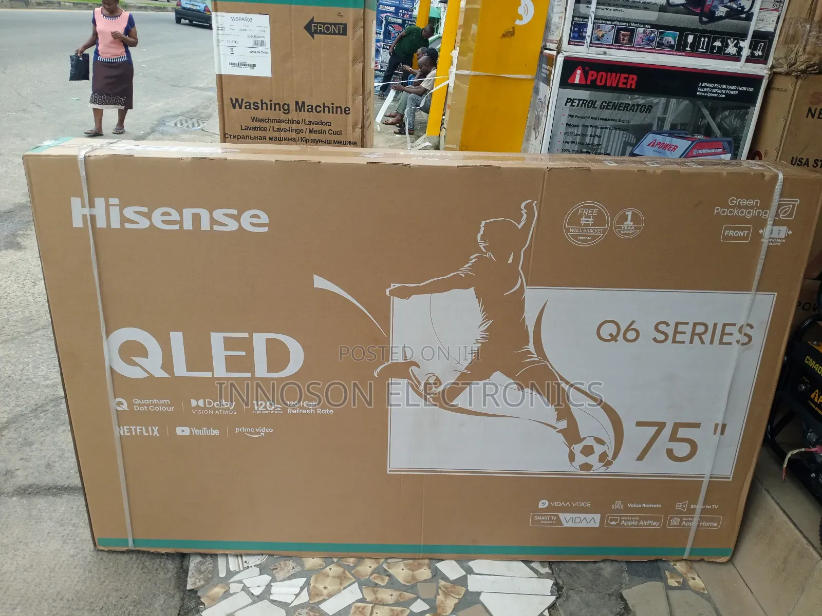 Hisense 75 Inches Tv Qled Q6 Series
