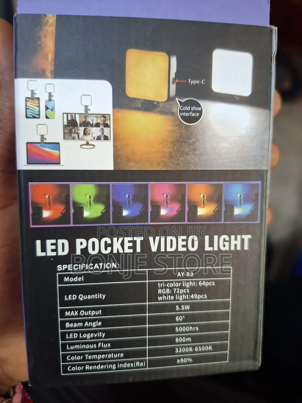 Led Pocket Video Light