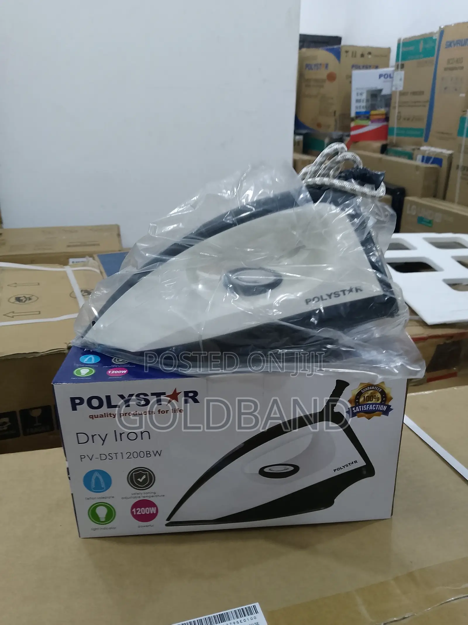 Polystar Electric Dry Iron (Ideal for Quick Ironing)
