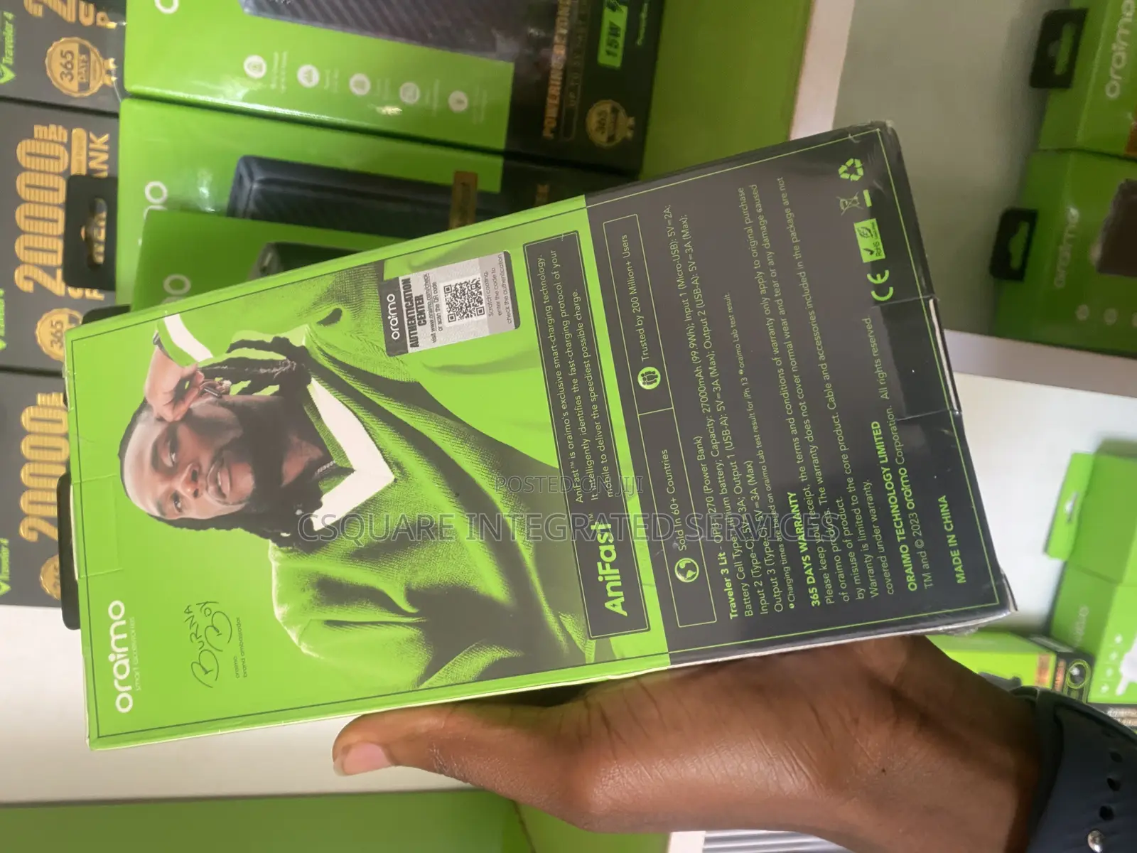 Oraimo 27000mah Power Bank Available