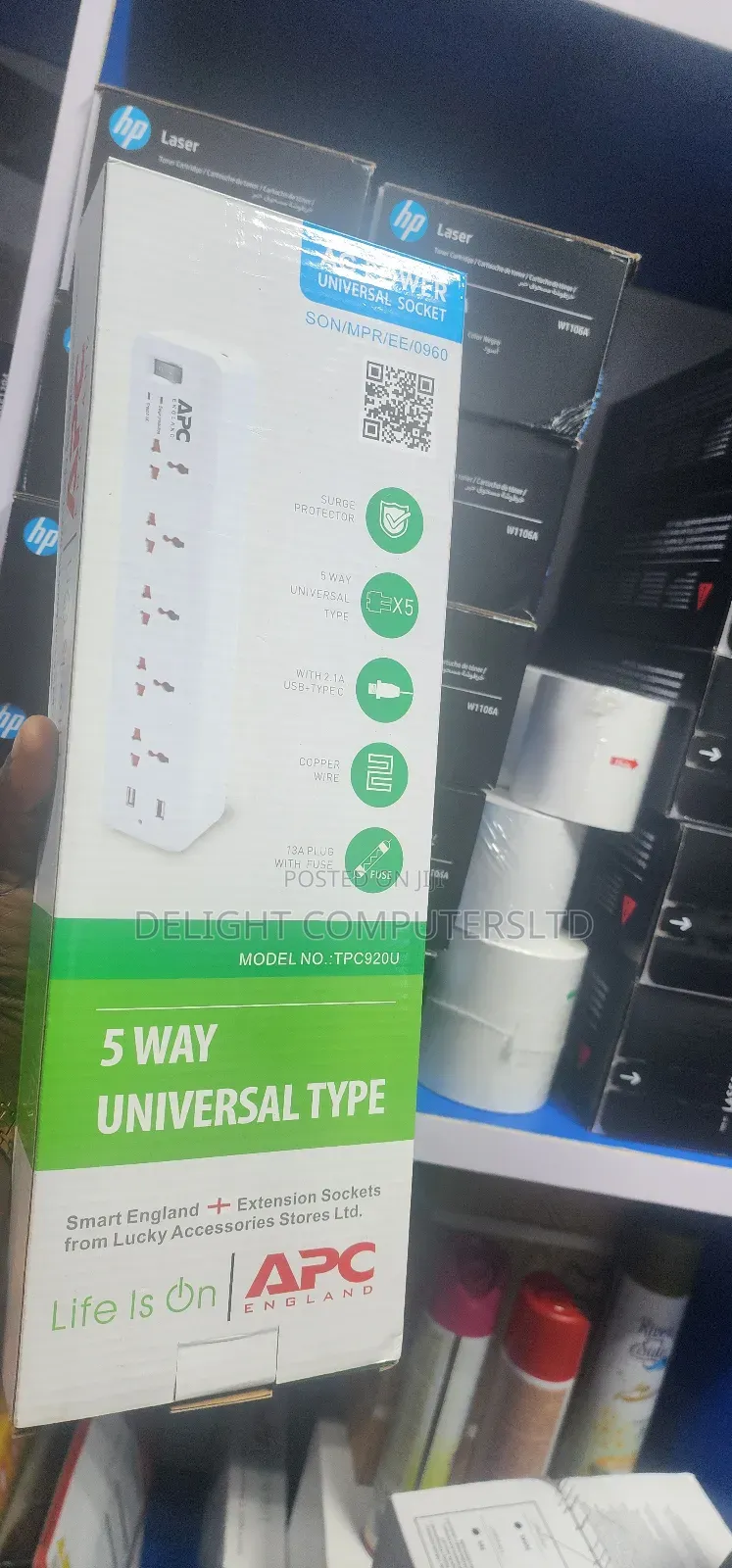 Apc Surge Extension With Usb and Type C Port