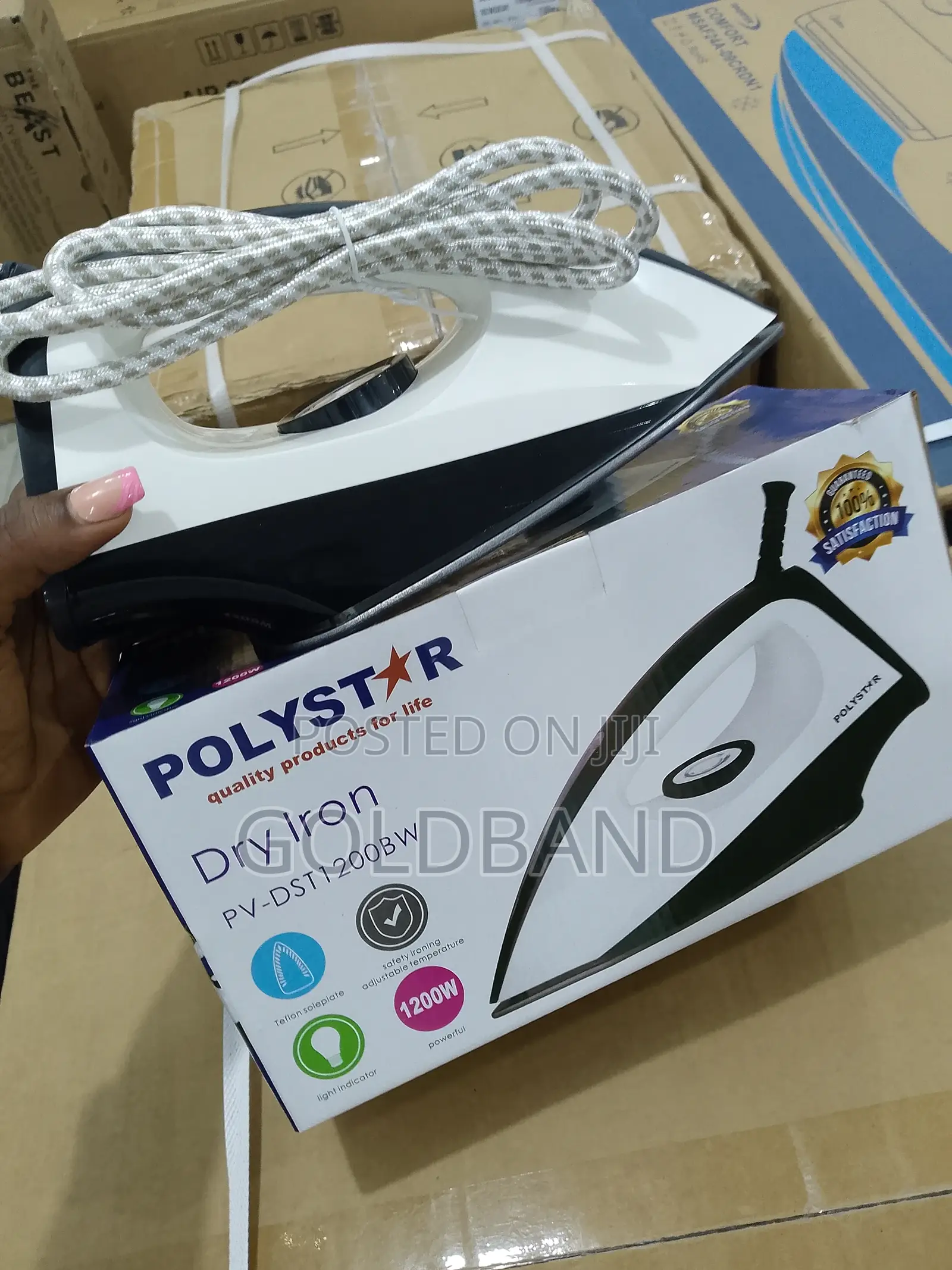Smooth Finish, Zero Effort Polystar Electric Dry Iron