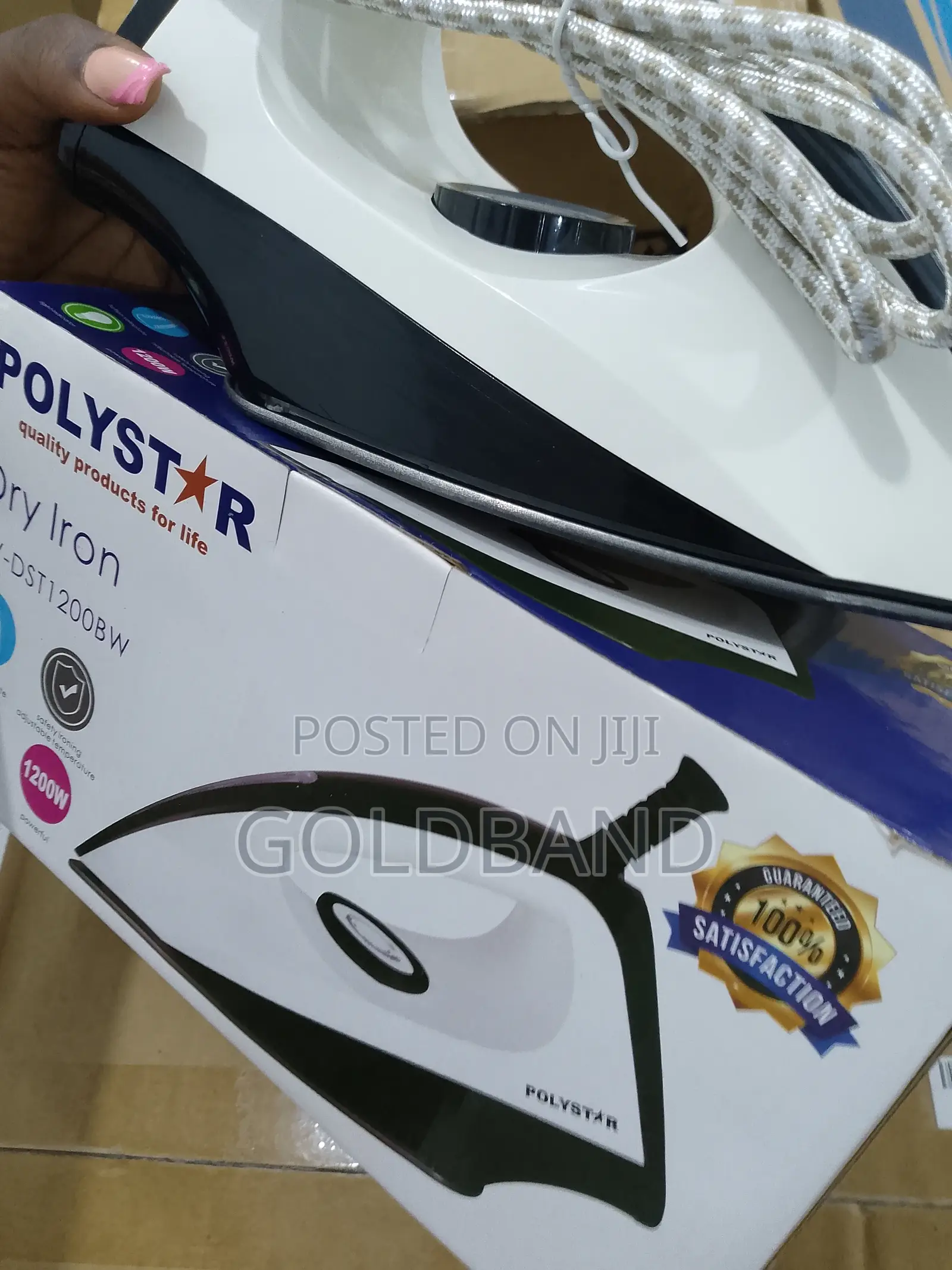 Smooth Finish, Zero Effort Polystar Electric Dry Iron