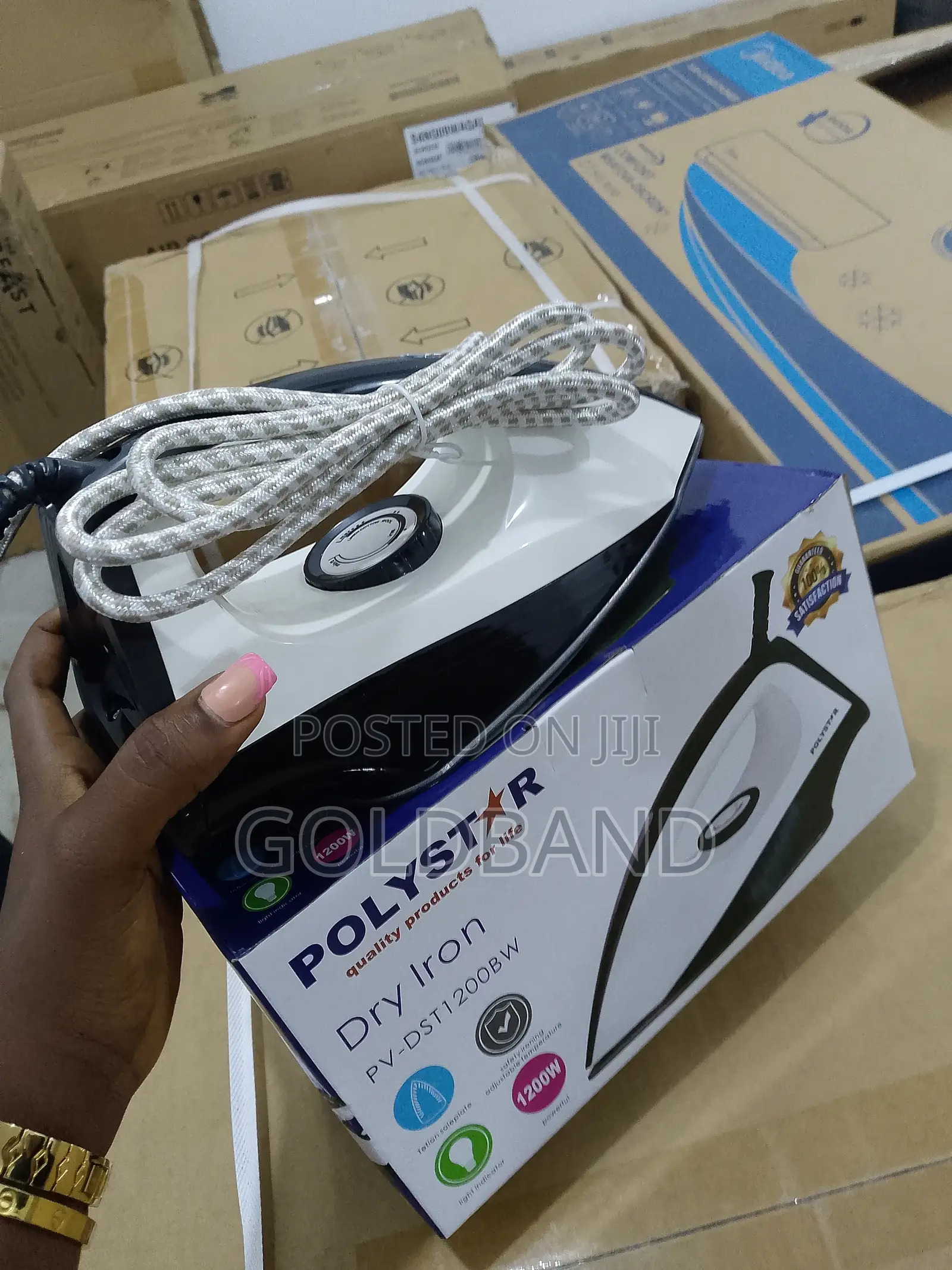 Polystar Electric Dry Iron (Glides Smoothly on Fabrics)