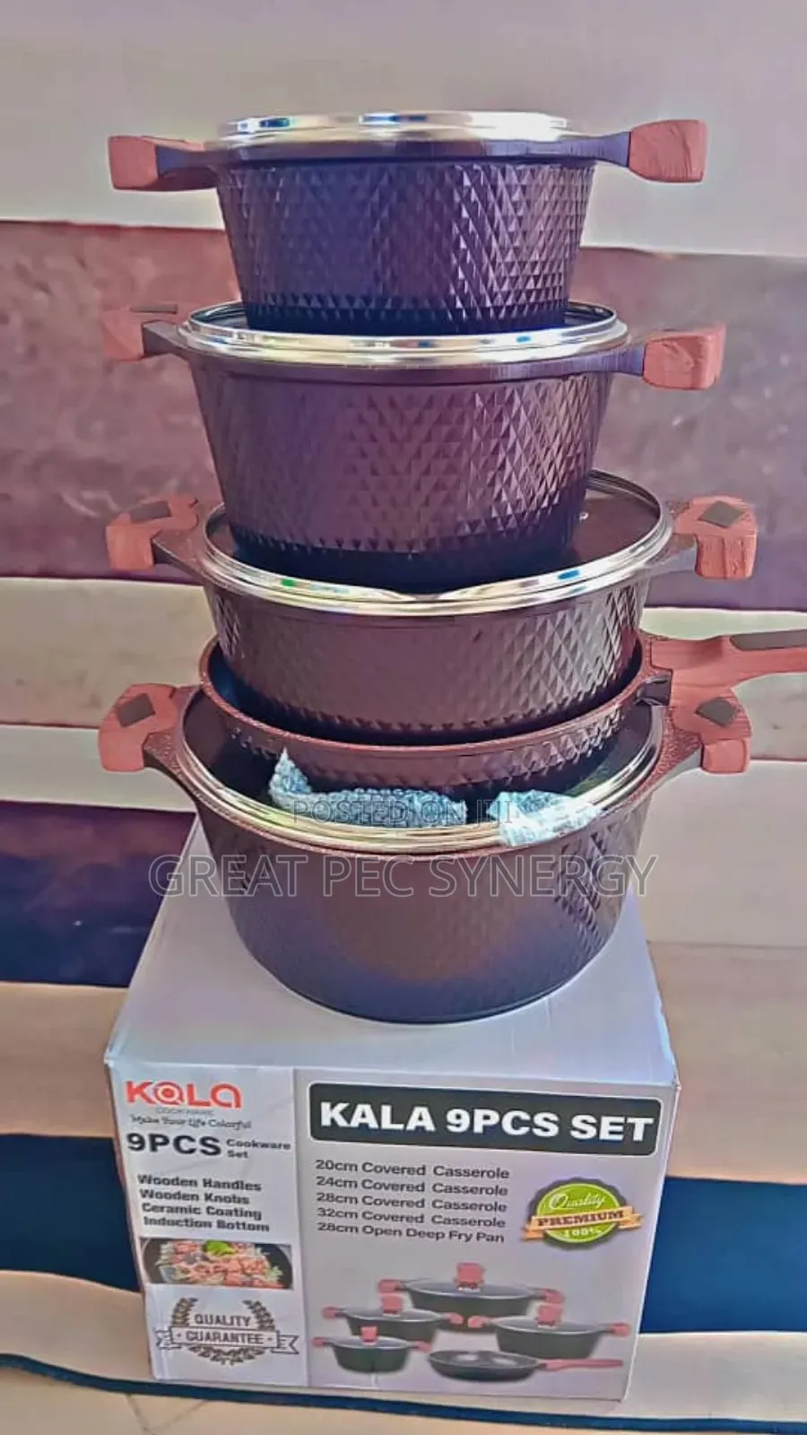5 Sets of Granite Pots - Kala