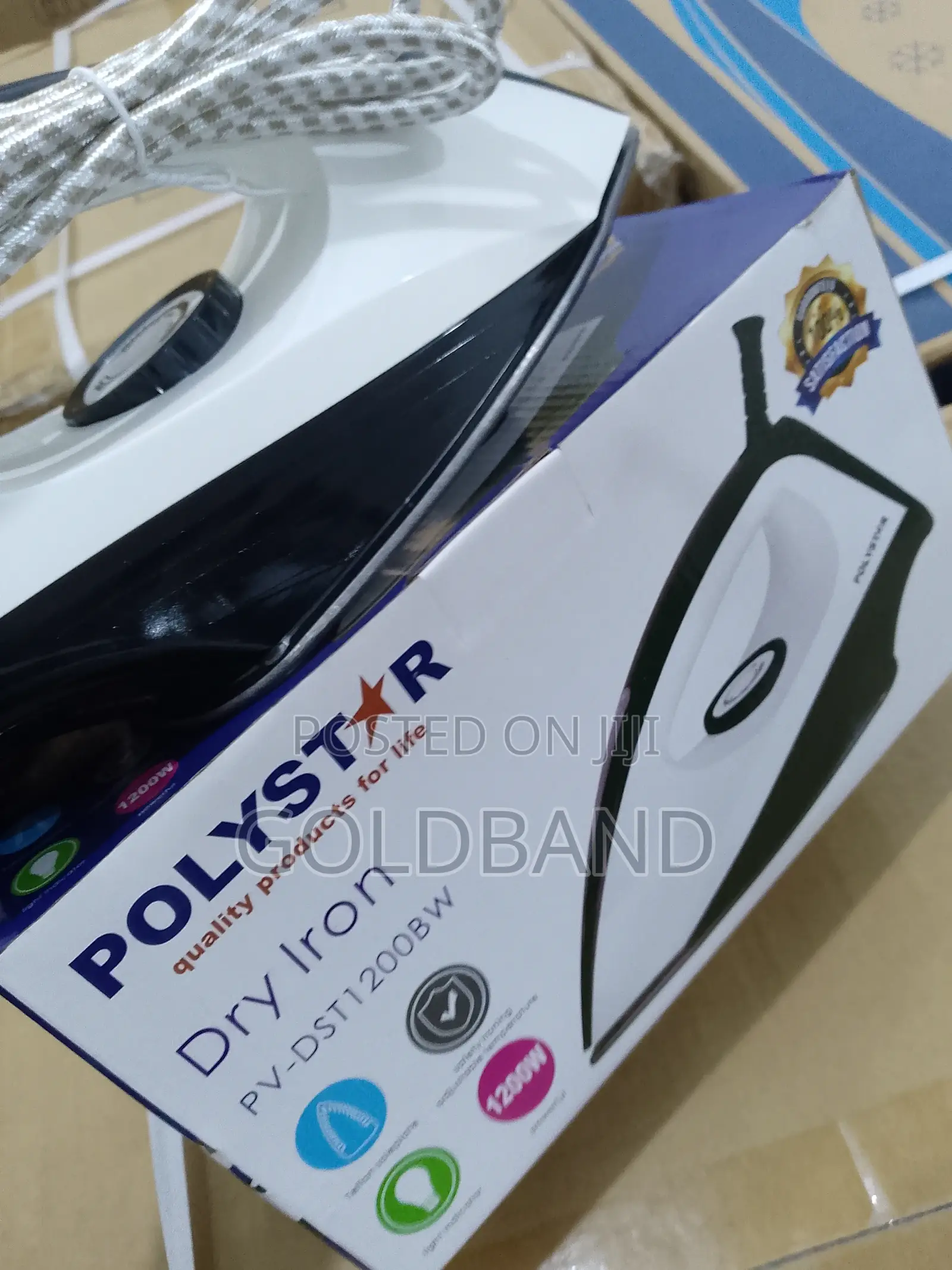Polystar Electric Dry Iron (Lightweight Easy to Handle)