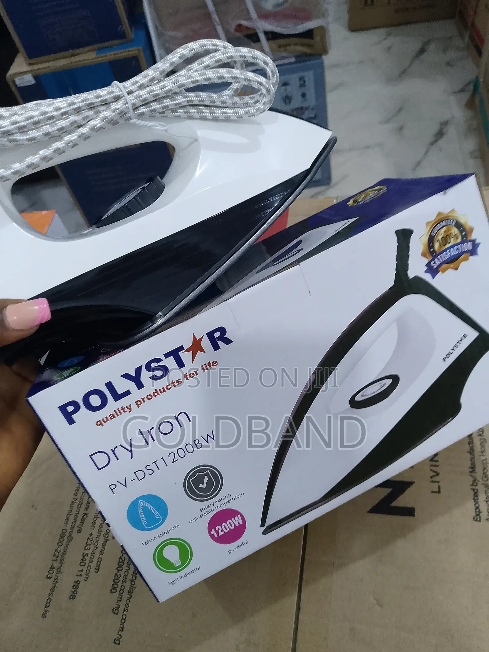 Low-Power Consumption Polystar Electric Dry Iron