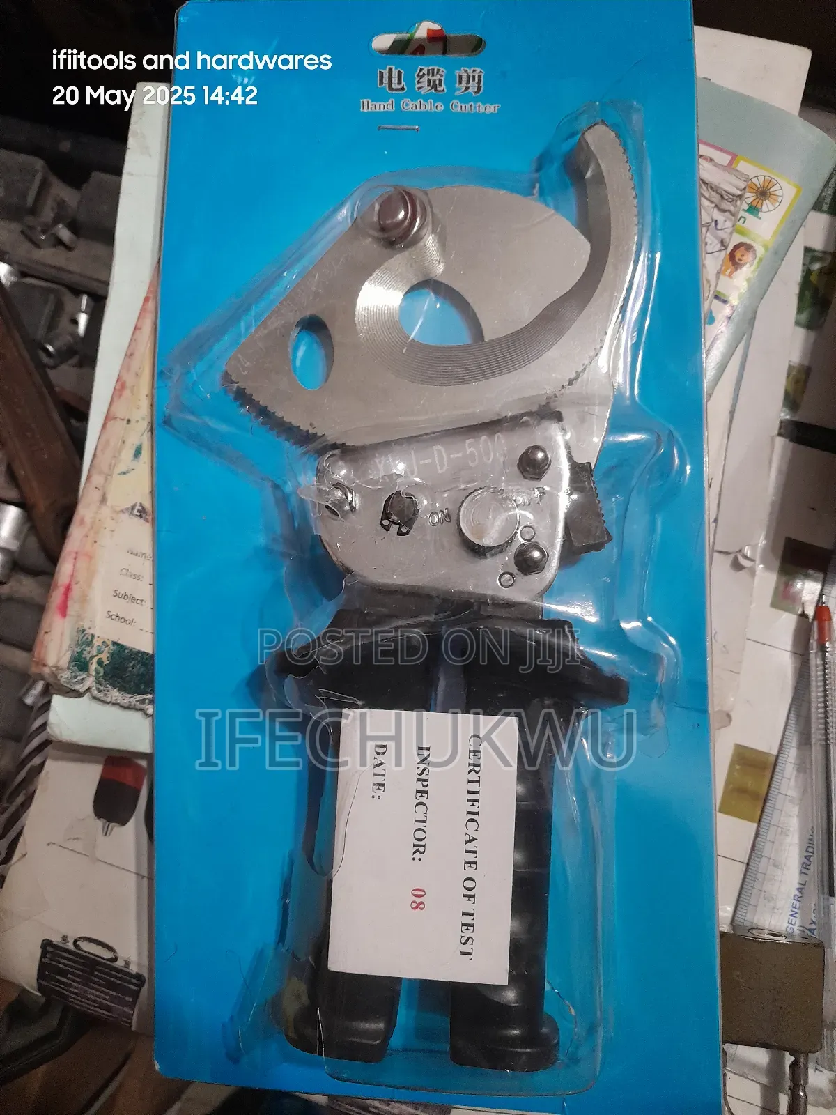 Ratchet Cable Cutter (500mm)