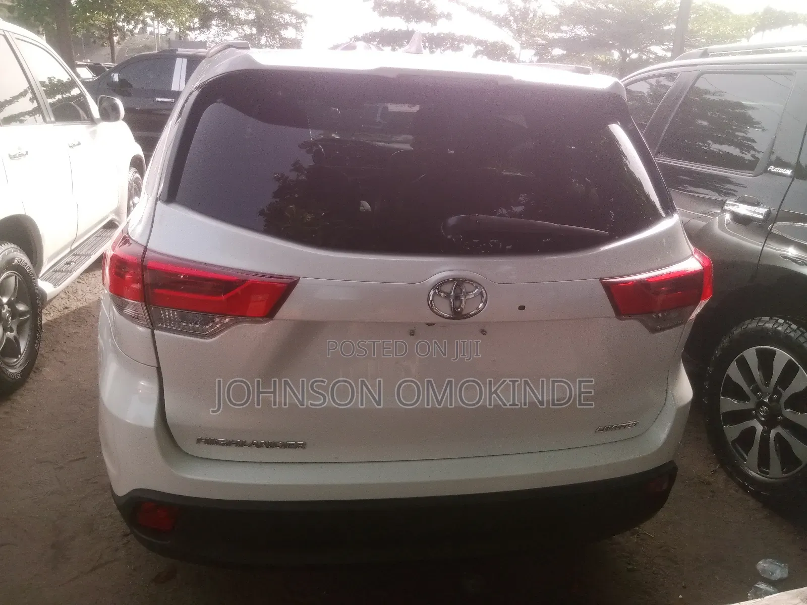 Toyota Highlander Limited 4dr SUV AWD (3.5L 6cyl 6A) 2015 White