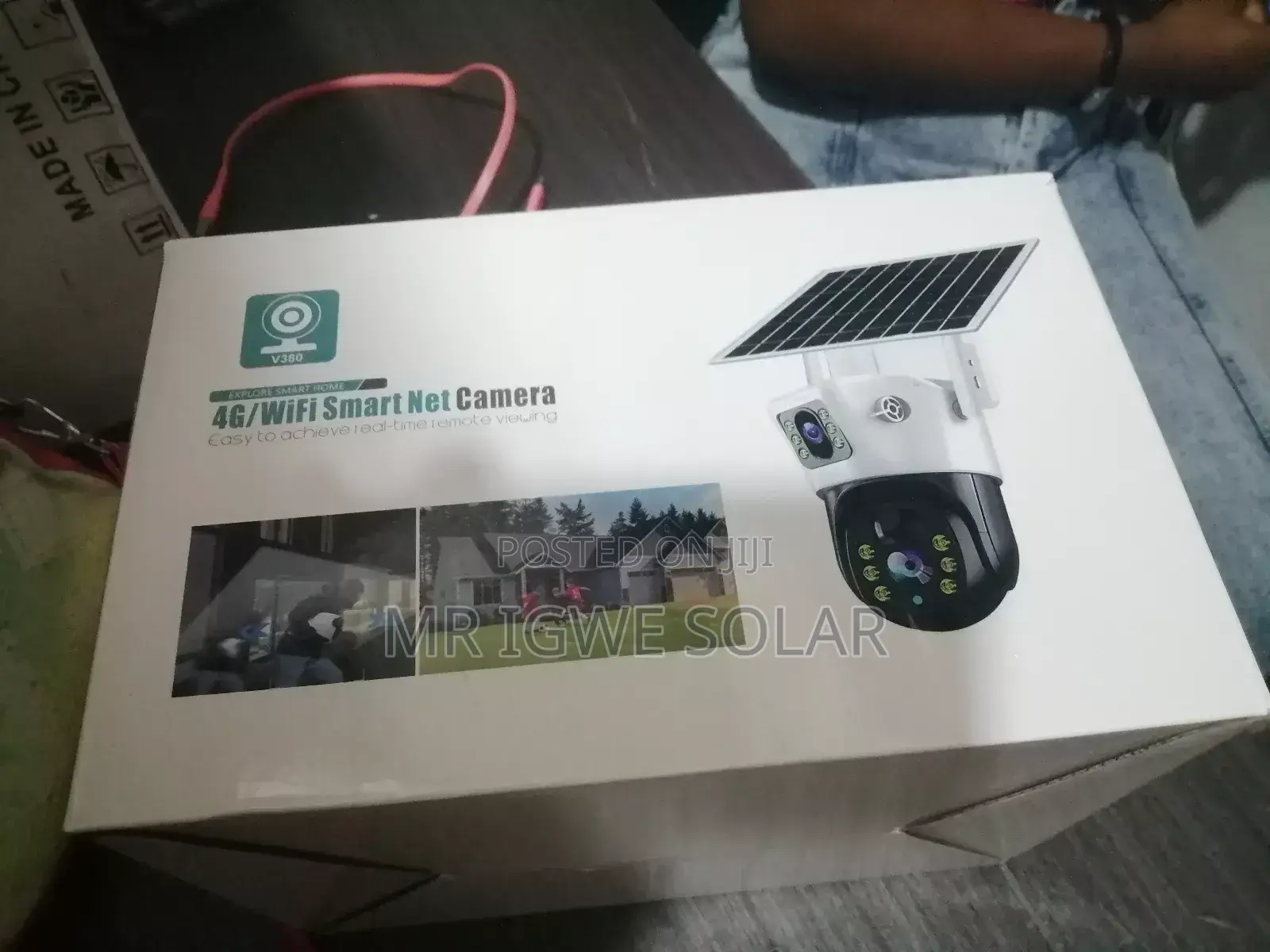 V380 Solar CCTV Camera