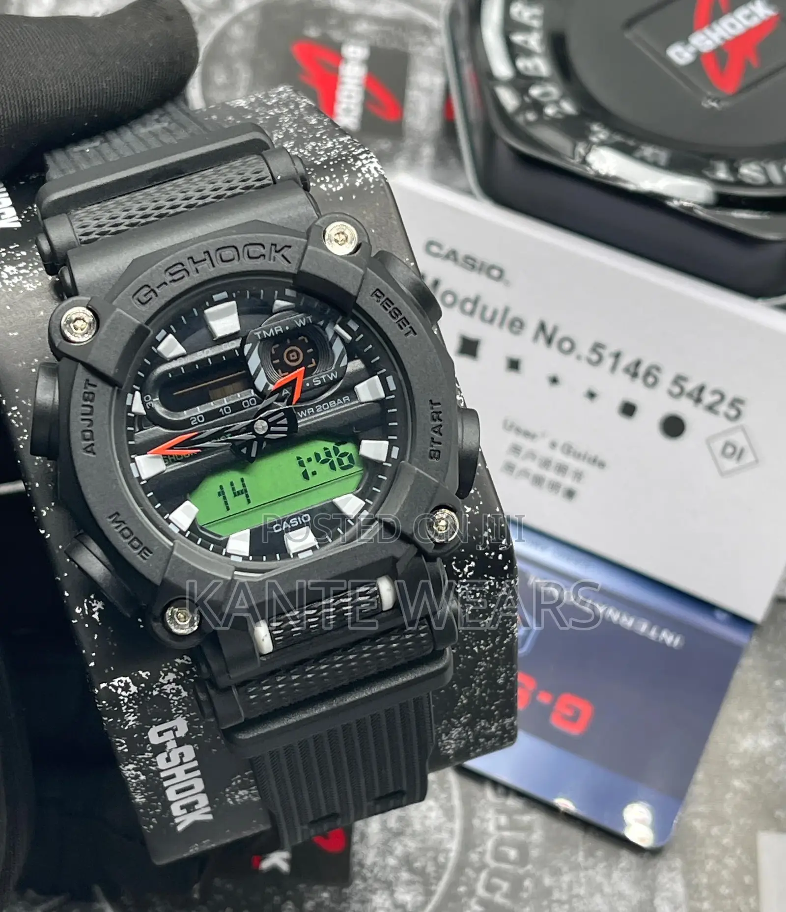 The Pinnochio Gshock World Time Wristwatch