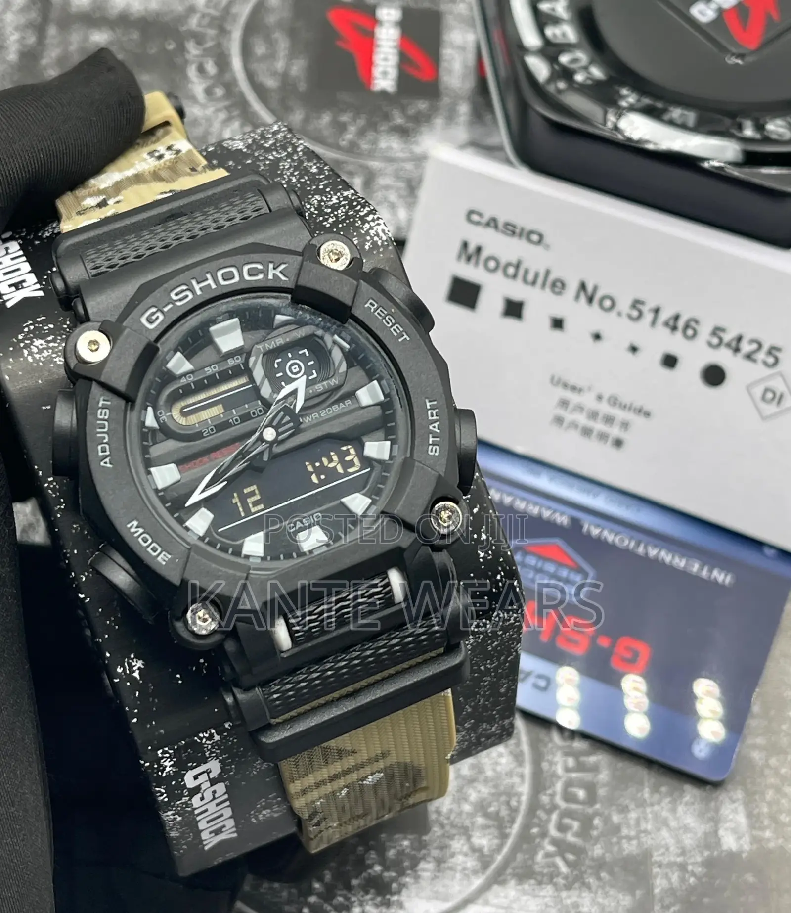 The Pinnochio Gshock World Time Wristwatch