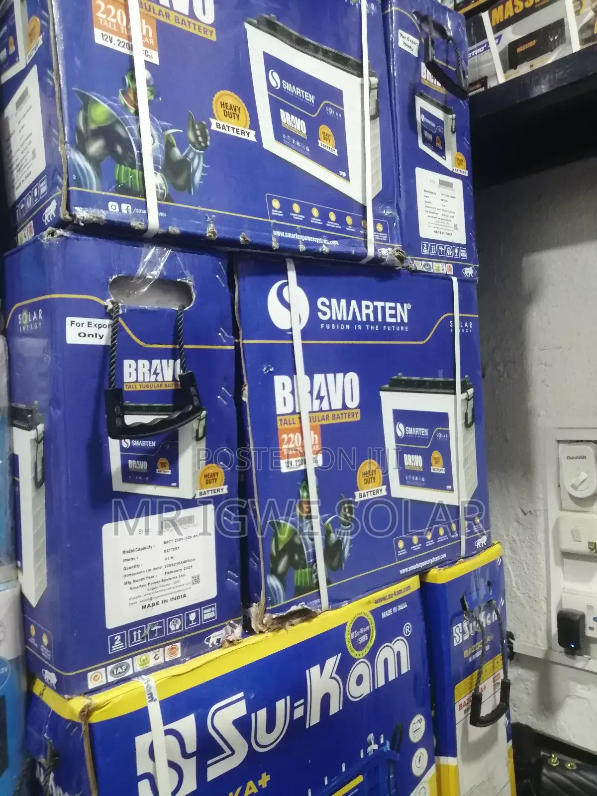 Smarten Tall Tubular Battery