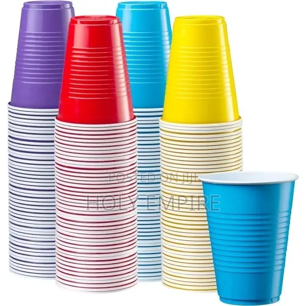 50pcs 16oz/500ml Plastic Party Cups Disposable Plastic Cup