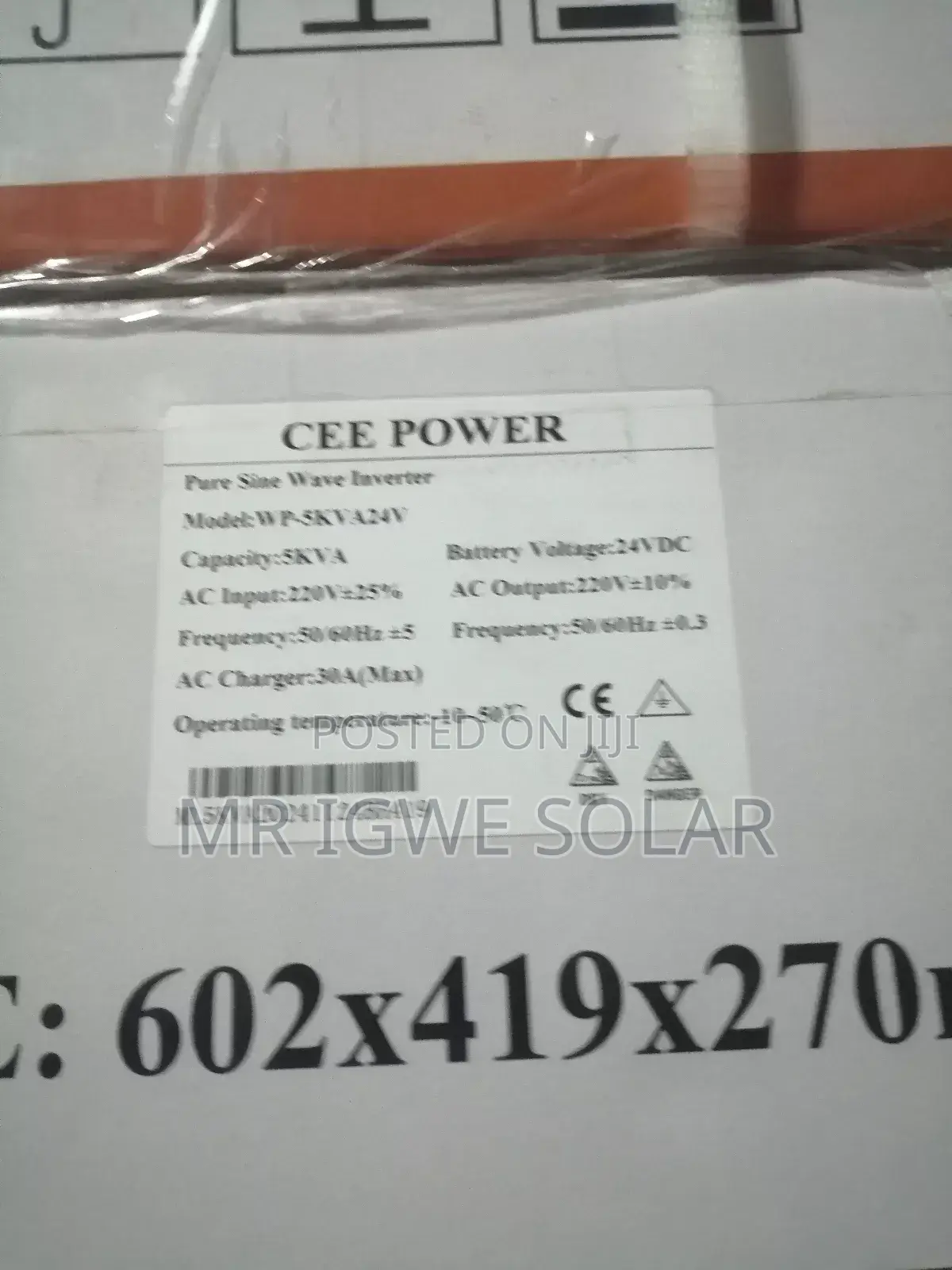 Create Power 5kva 24v