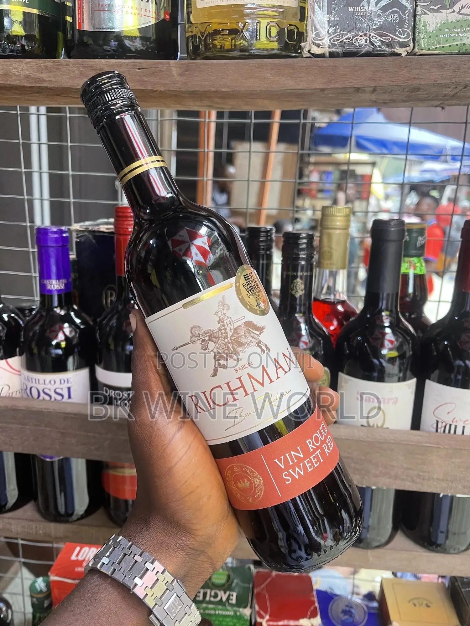 Baron Richman Sweet Red Wine - 75cl X 12 Bottles
