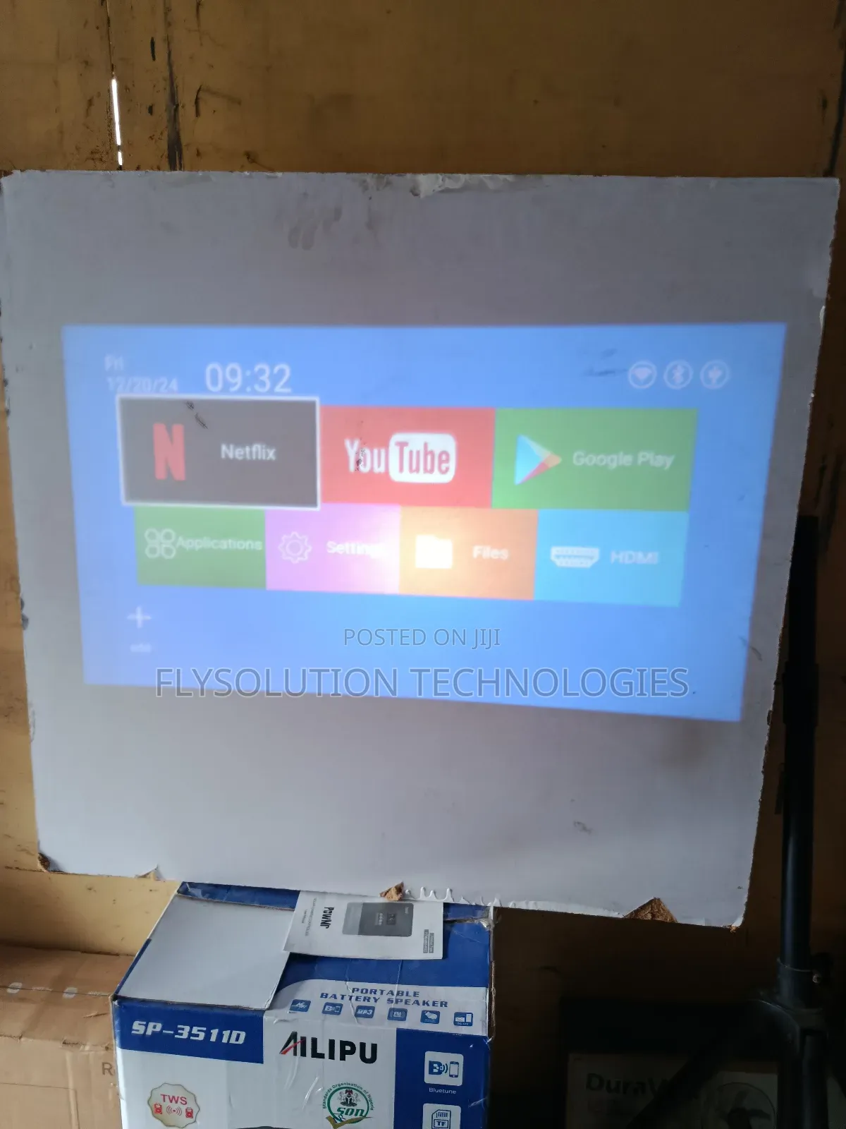 Projector Hy300 Pro Smart Android 13 Wifi Bluetooth