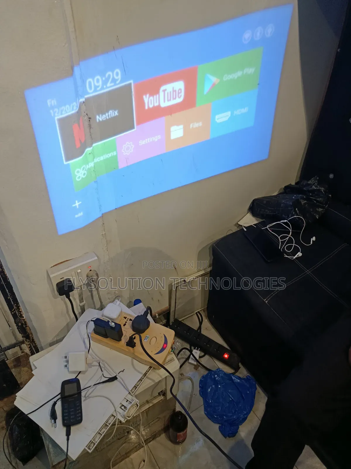 Hy300pro Mini Portable Projector Wifi Netflix Youtube